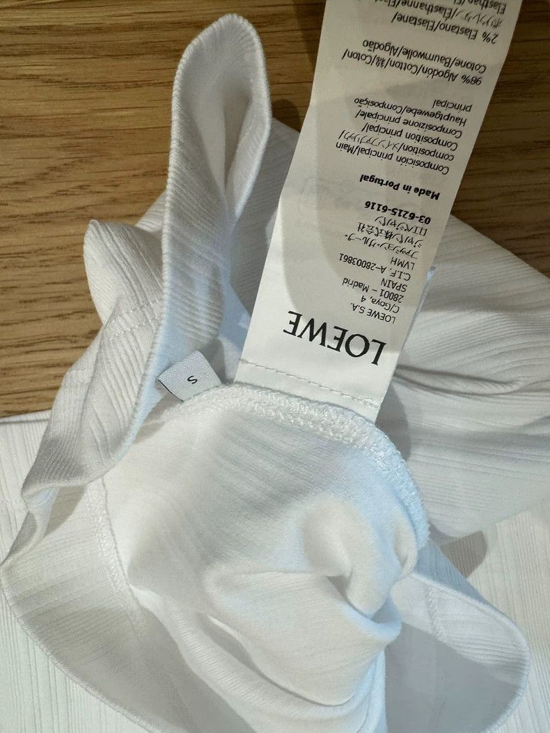 Loewe LOEWE White short sleeves Size S / US 4 / IT 40 - 3 Thumbnail