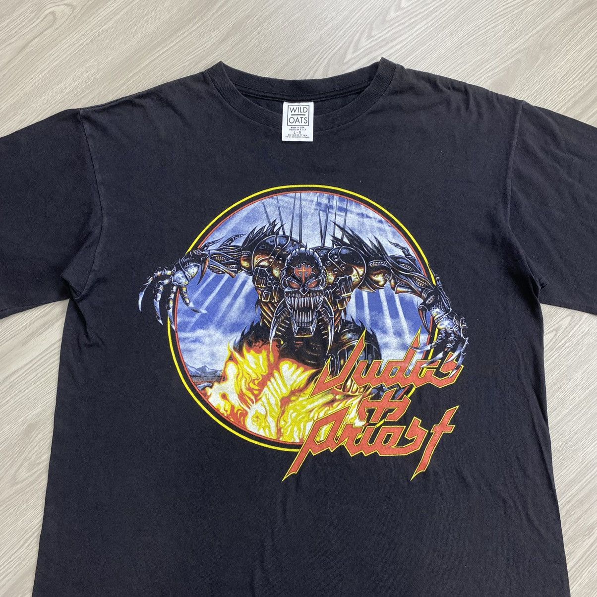 Band Tees 1990s Vintage Judas Priest Gladiator Band Tee Size US M / EU 48-50 / 2 - 2 Thumbnail