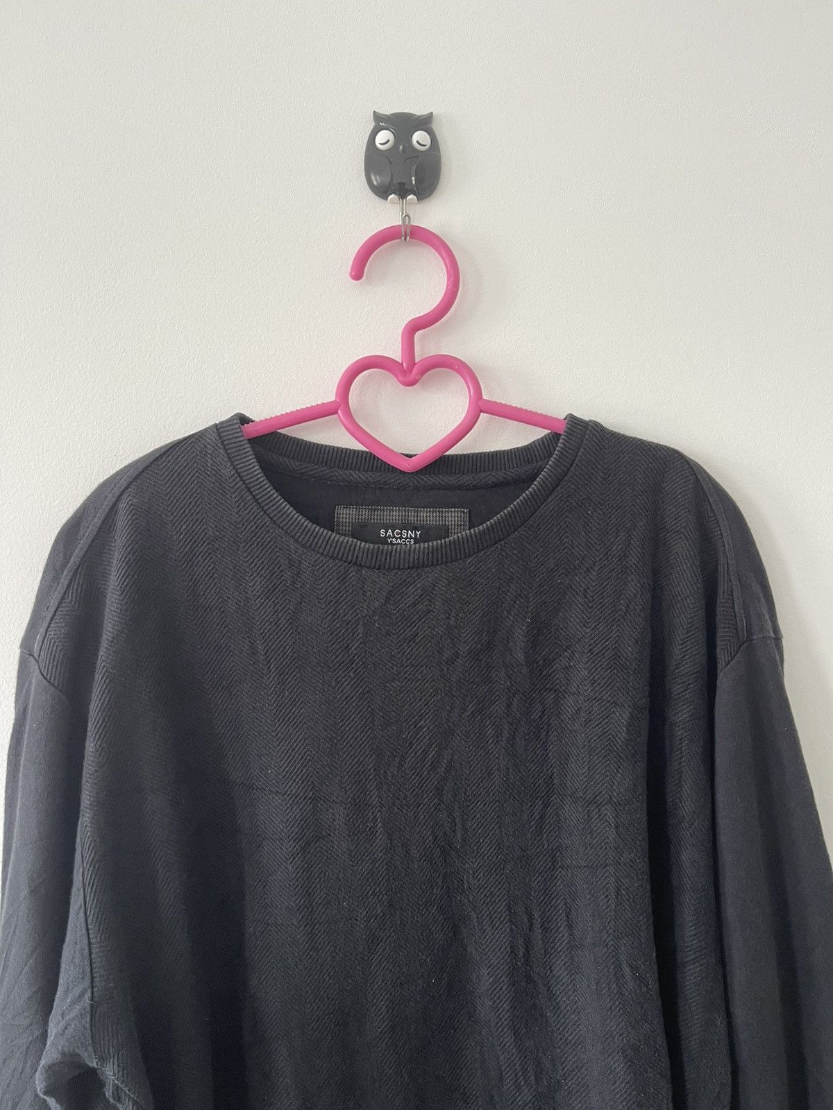 Yohji Yamamoto Rare Vintage SACSNY Y’SACCS Black Plain Yohji Yamamoto Size US L / EU 52-54 / 3 - 4 Thumbnail