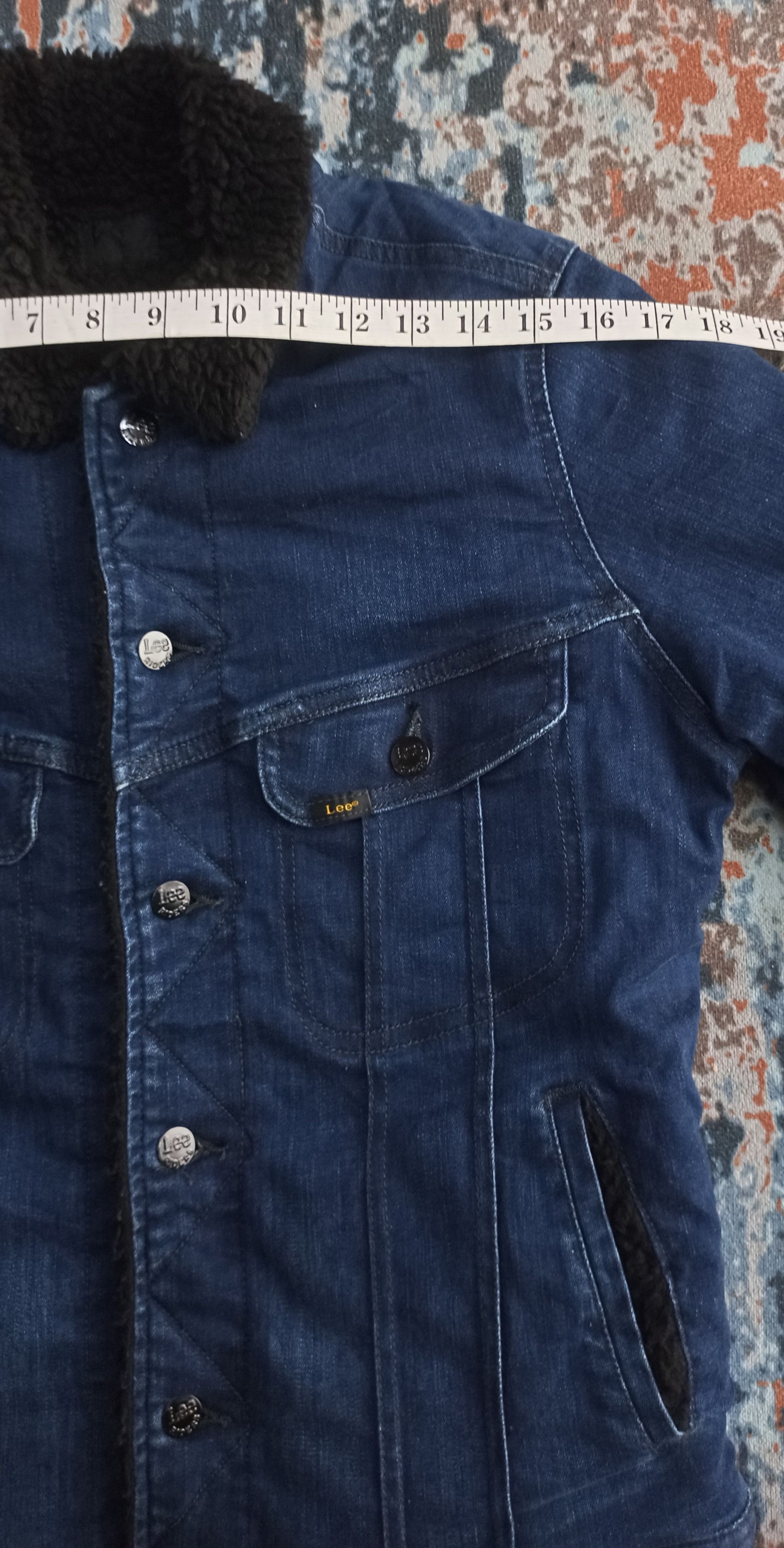 Lee Lee Riders Sanforized Sherpa Denim Jacket Size US M / EU 48-50 / 2 - 16 Thumbnail