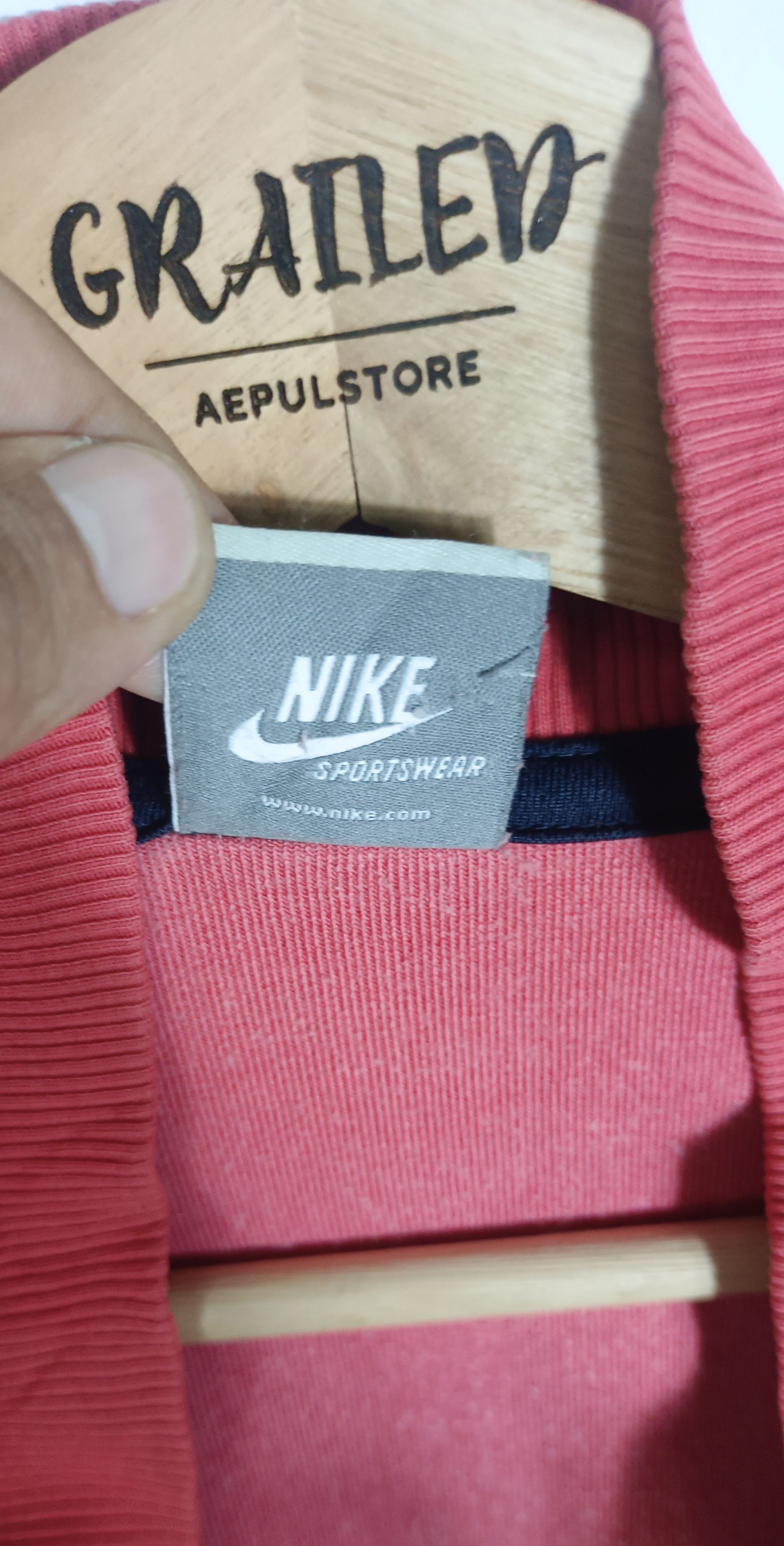 Nike 00's NIKE velour track jacket M with embroidered logo Size US M / EU 48-50 / 2 - 10 Thumbnail