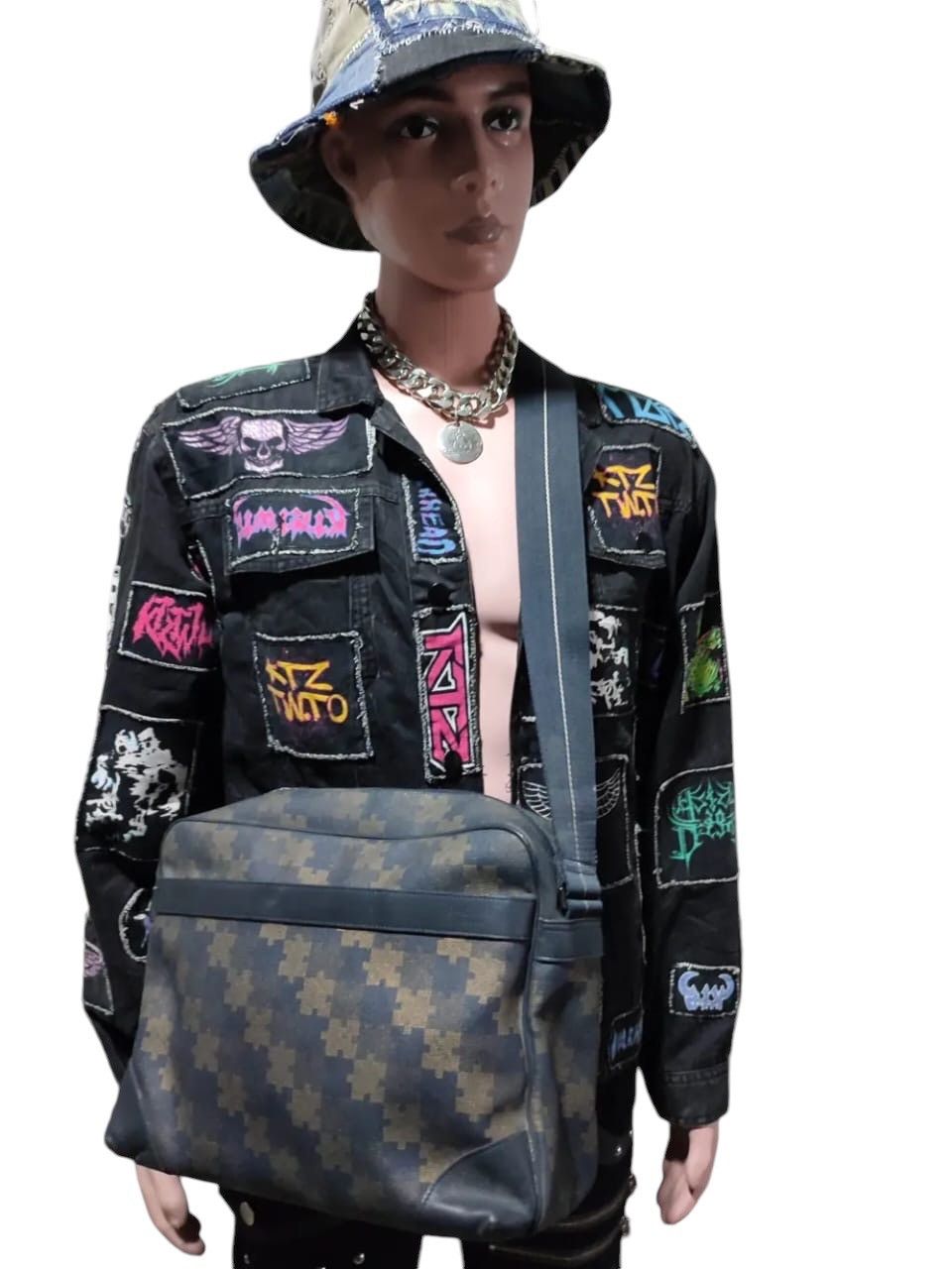 Ysaccs by Yohji Yamamoto Crossbody Sling bag Puzzle Print