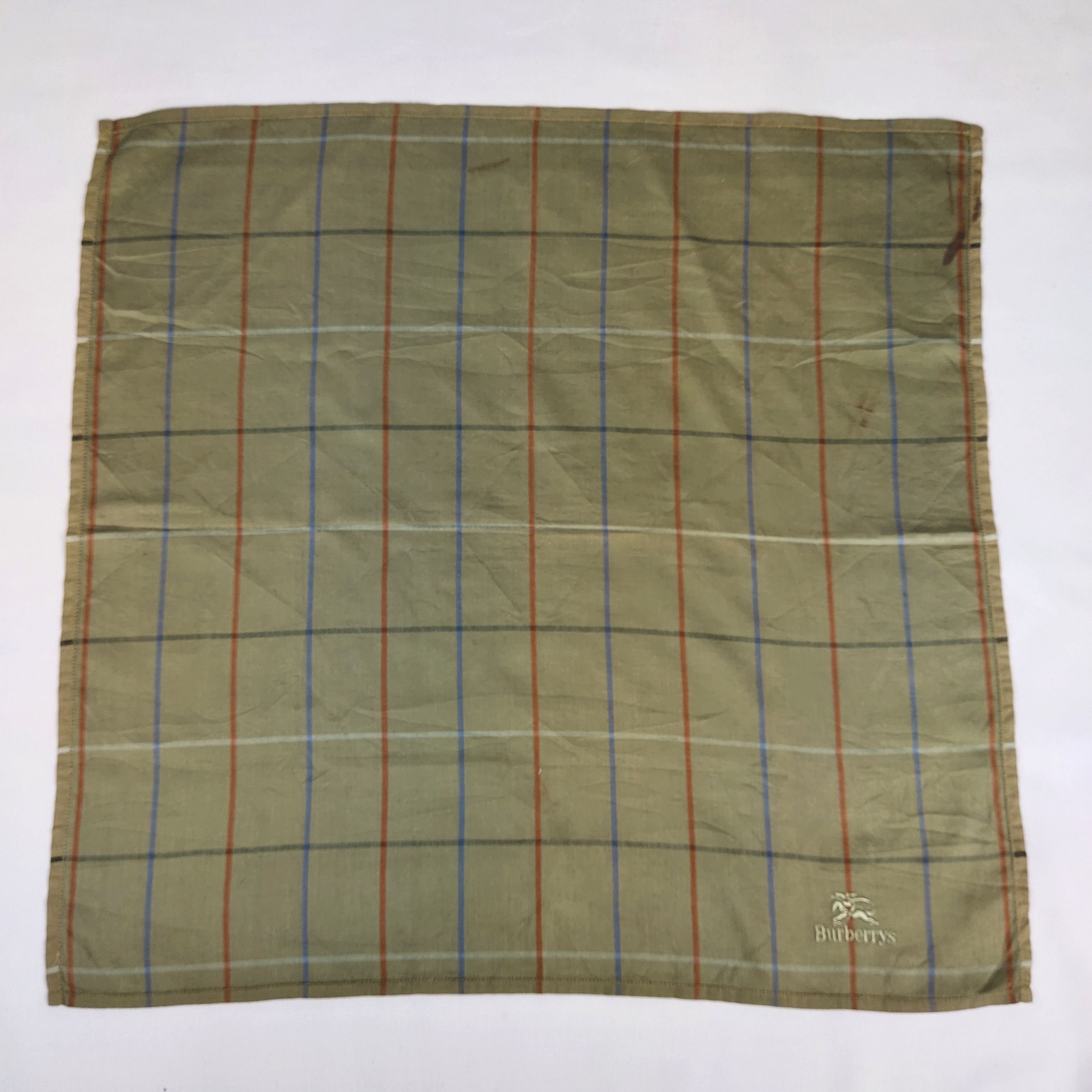Burberry × Vintage Burberry Handkerchief / Neckerchief / Bandana FZ333 Size ONE SIZE - 3 Thumbnail