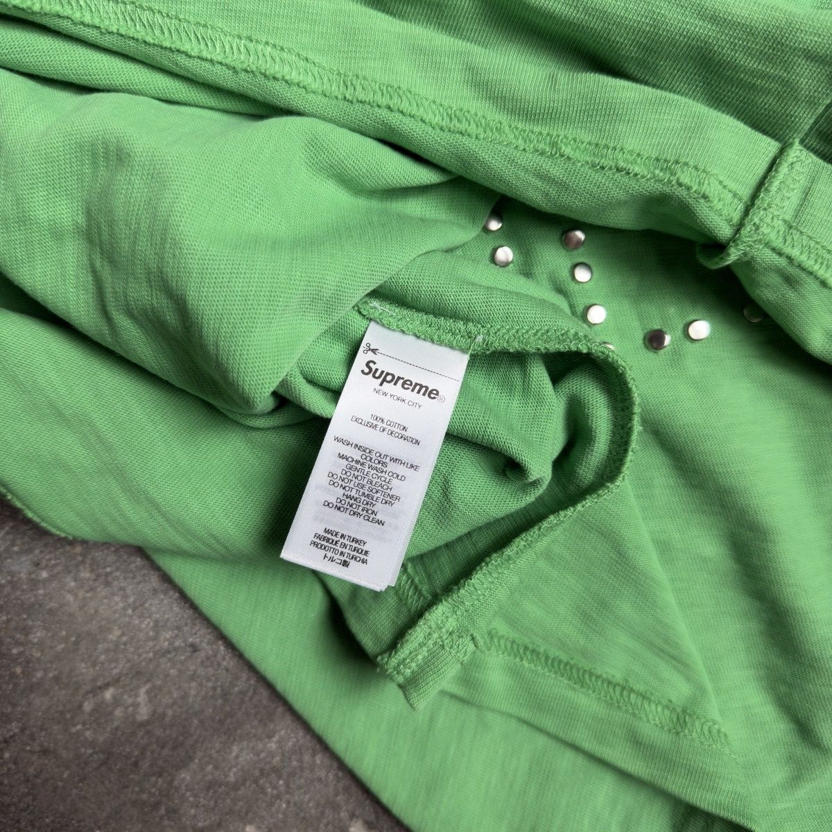 Supreme Supreme SS2026 Studded S/S Football Top (GREEN) Size US M / EU 48-50 / 2 - 5 Thumbnail