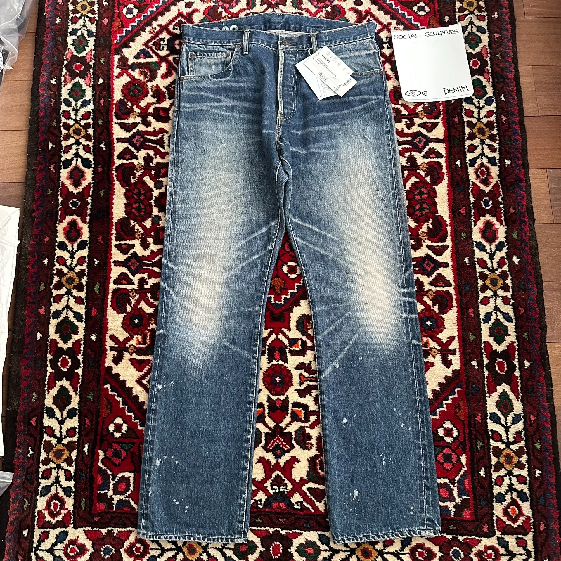 Visvim visvim 22ss water-washed denim pants Size US 34 / EU 50 - 1 Thumbnail