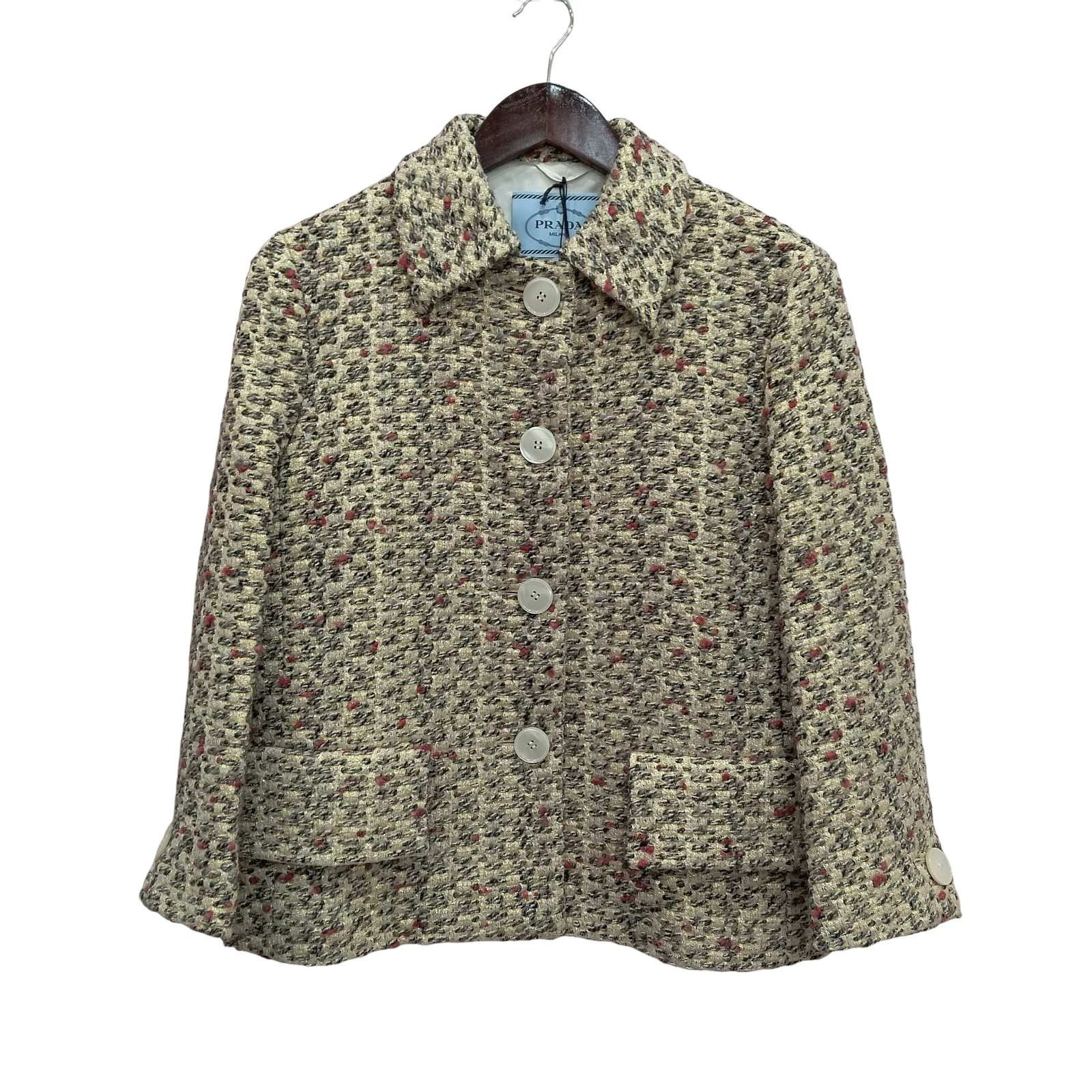 Prada Archive Prada Spring 1996 SS96 Tweed Jacket | Grailed