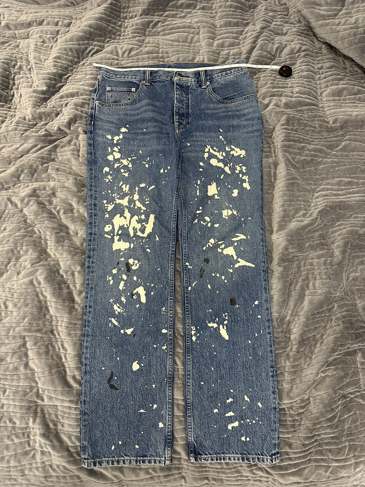 image of Helmut Lang Re-Edition Painter Jeans in Blue, Men's (Size 33)