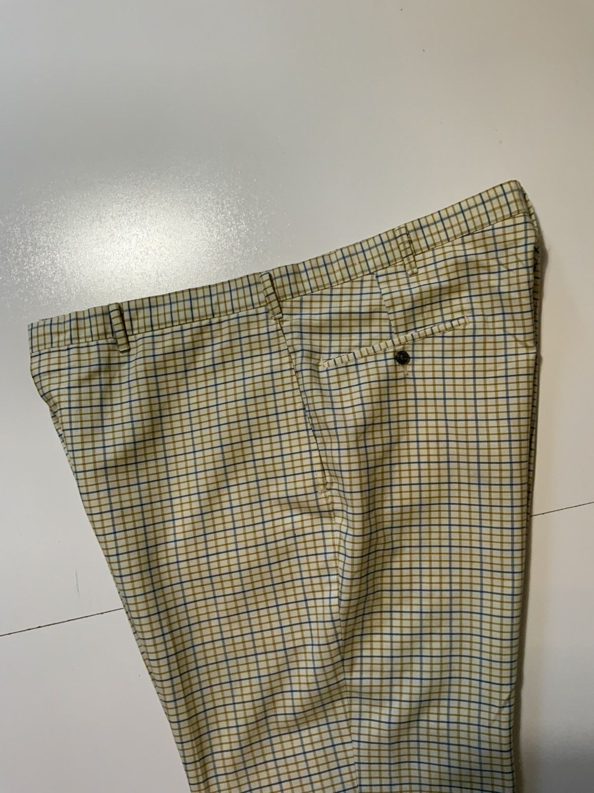 Vintage 60s 70s Andover Shop Galey & Lord Gripper Zip Plaid Shorts Size US 38 / EU 54 - 10 Thumbnail