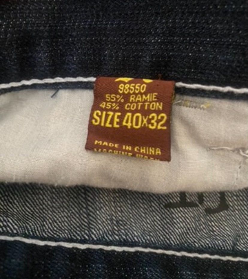 Other × Vintage Attitude Gold Embroidered baggy jeans Size US 40 / EU 56 - 4 Thumbnail