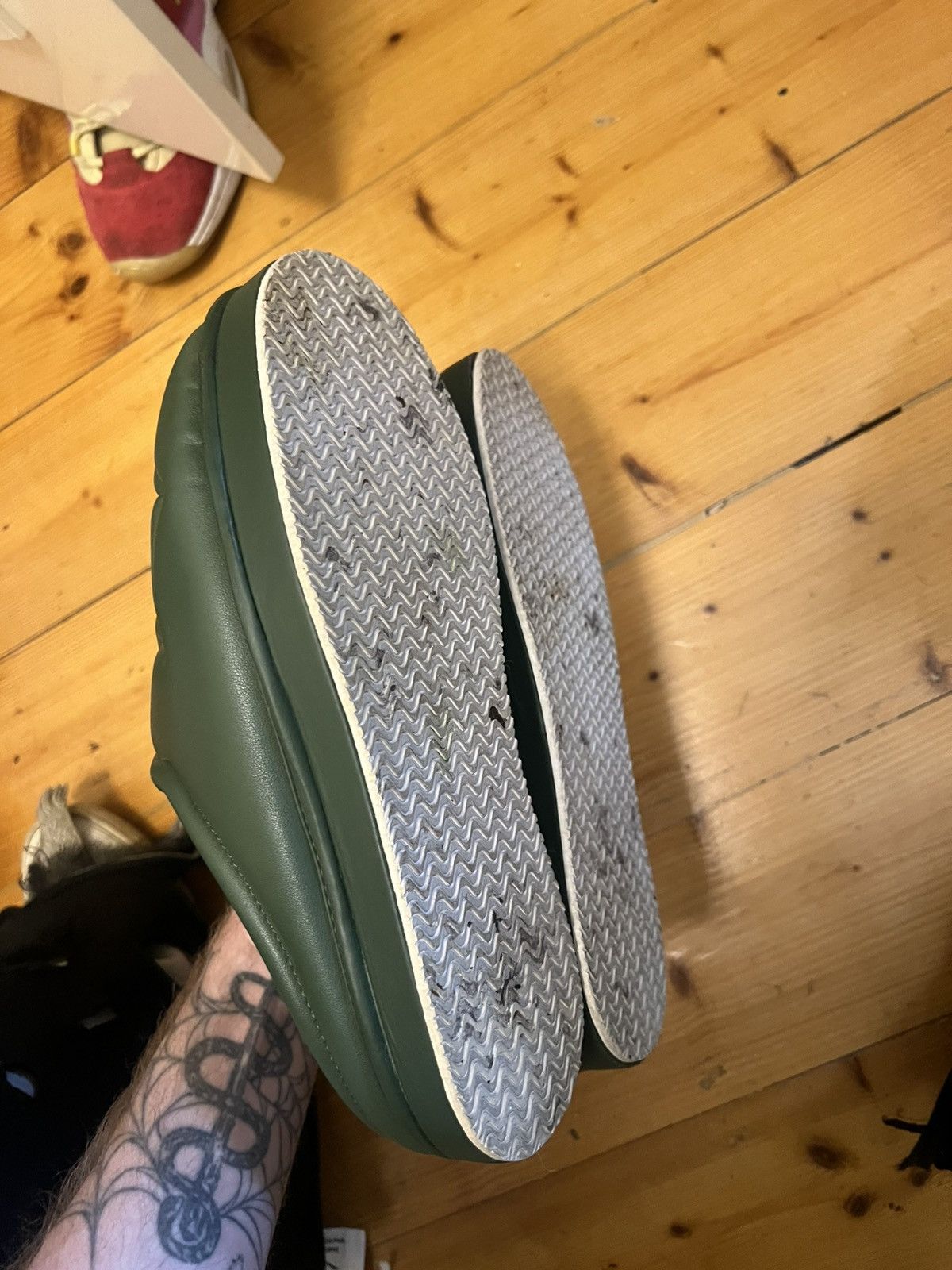Other GREY web mules Size US 10 / EU 43 - 3 Thumbnail