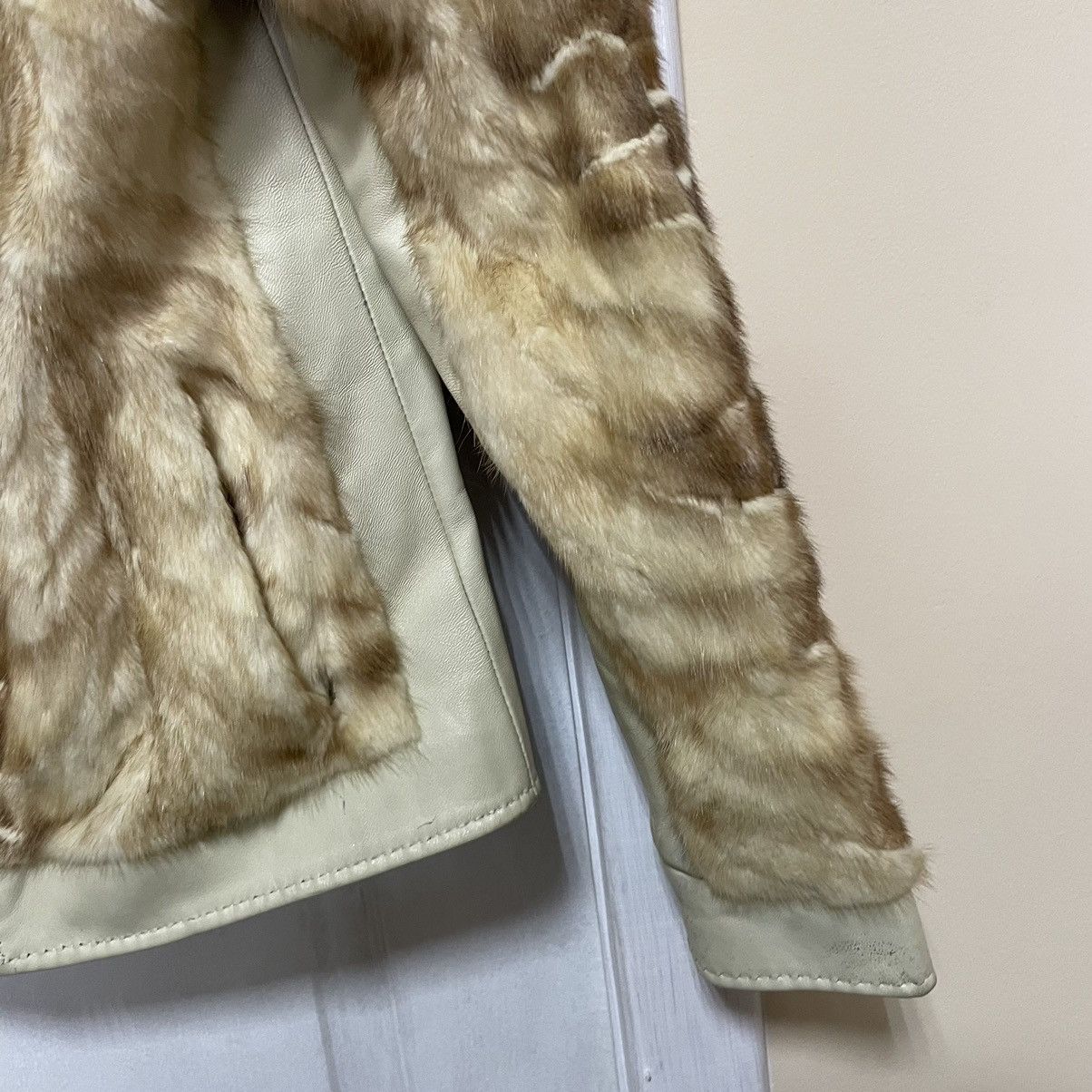 Enchantment Enchantement Fox Fur Mohair bomber faux mohair mesh Jacket Size M / US 6-8 / IT 42-44 - 7 Thumbnail