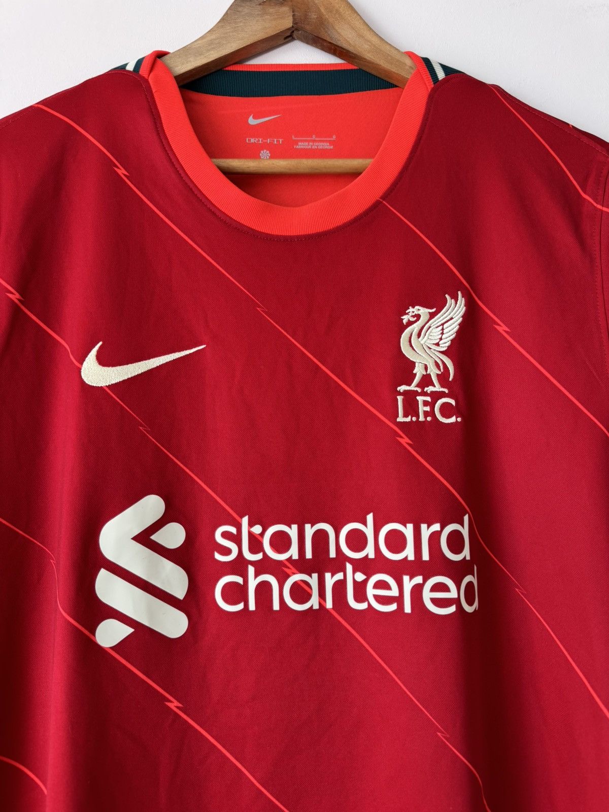 Nike Liverpool 2021-2022 Home Soccer Jersey Nike Football Shirt Size US L / EU 52-54 / 3 - 6 Thumbnail