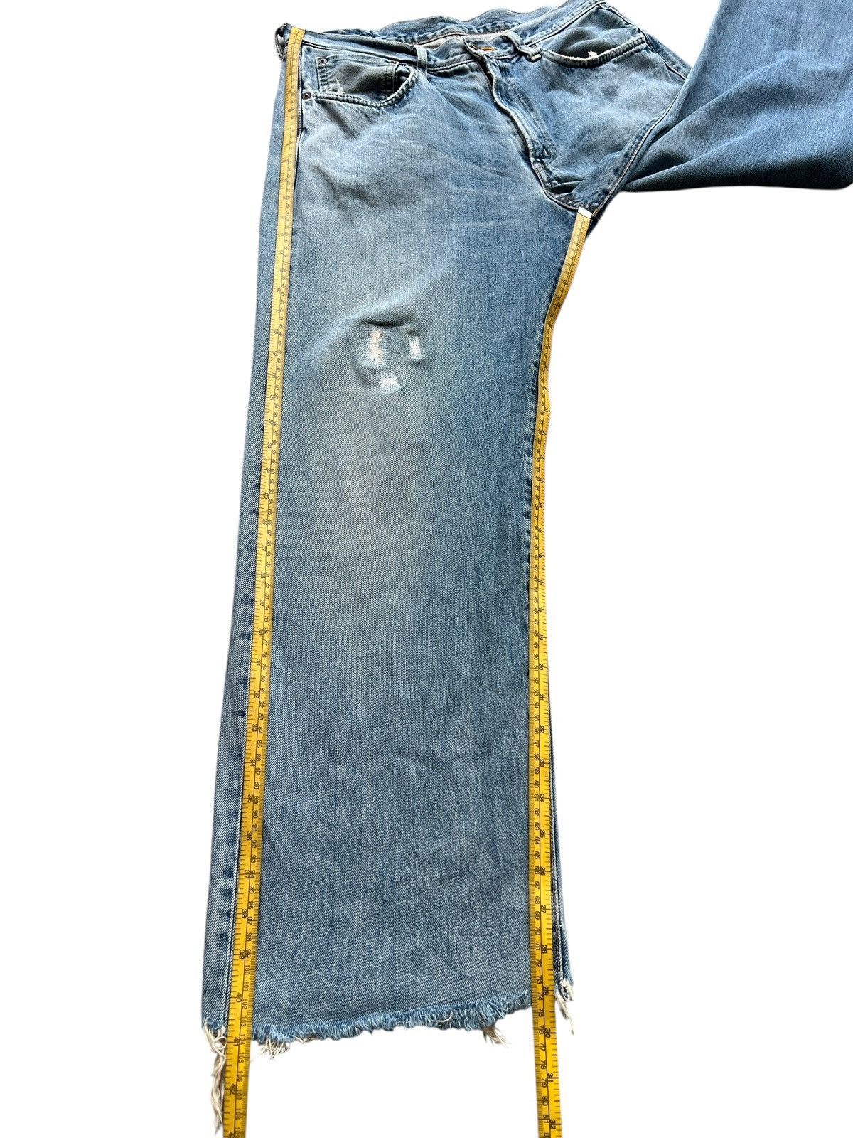 Edwin Vintage Edwin 505 Selvedge Distressed Denim Jeans 33 Size US 33 - 13 Thumbnail
