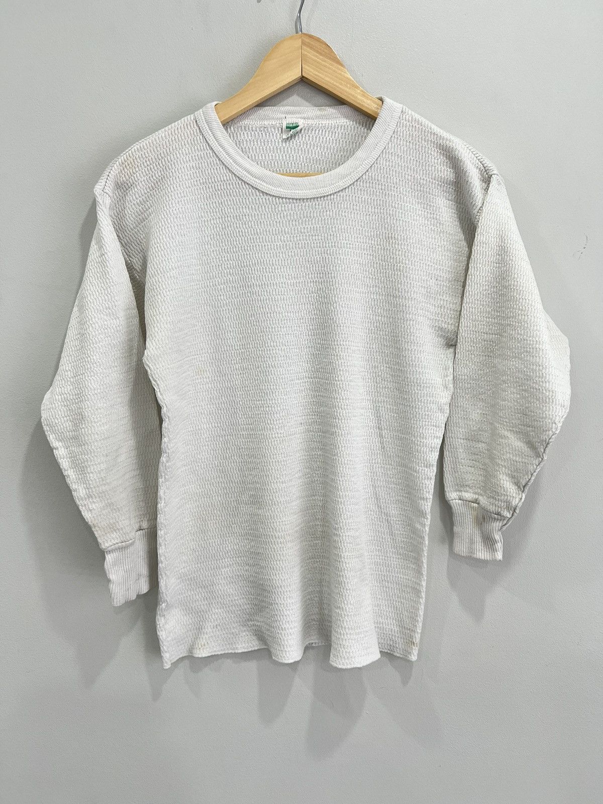 Hanes Vintage Thermal Longsleeve Shirt off white hanes Size US L / EU 52-54 / 3 - 1 Thumbnail