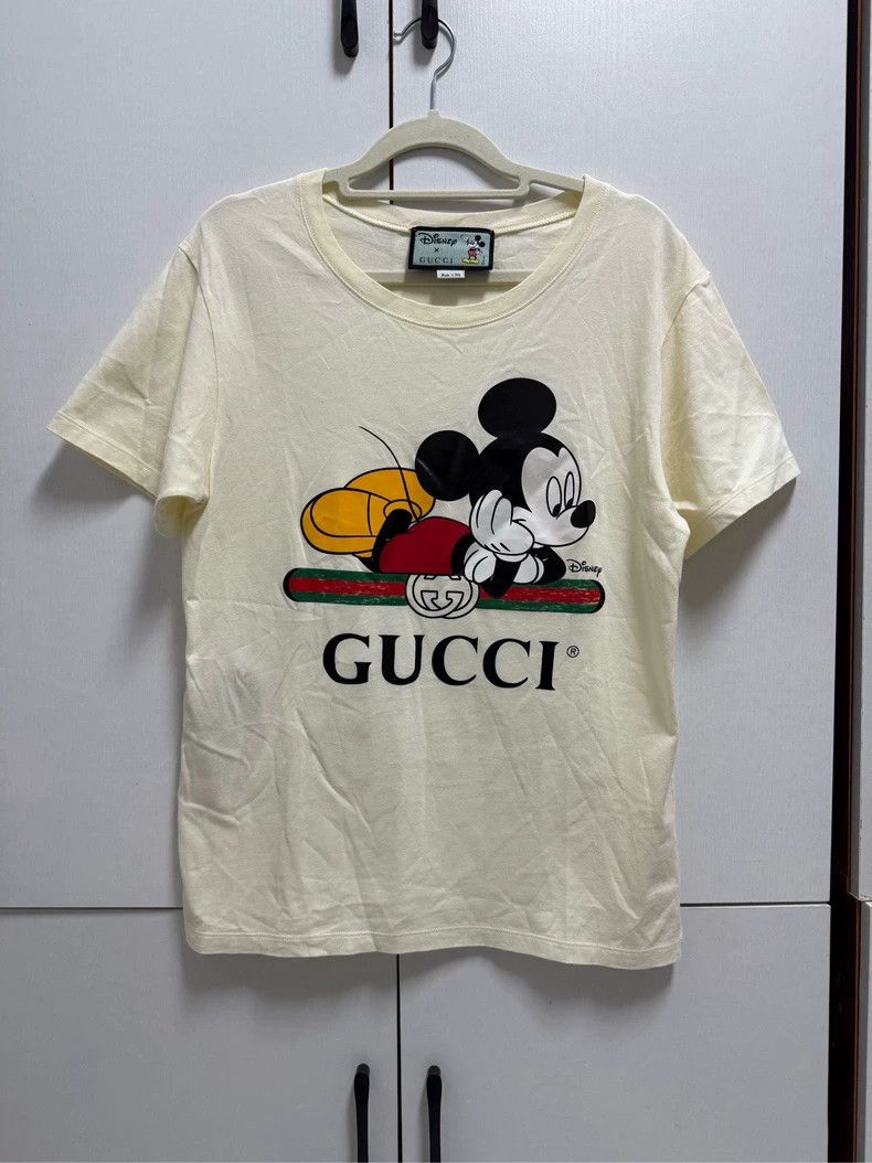 Gucci GucciBeige Mickey short sleeves 2503-Nextarrow Size US XXS / EU 40 - 1 Thumbnail