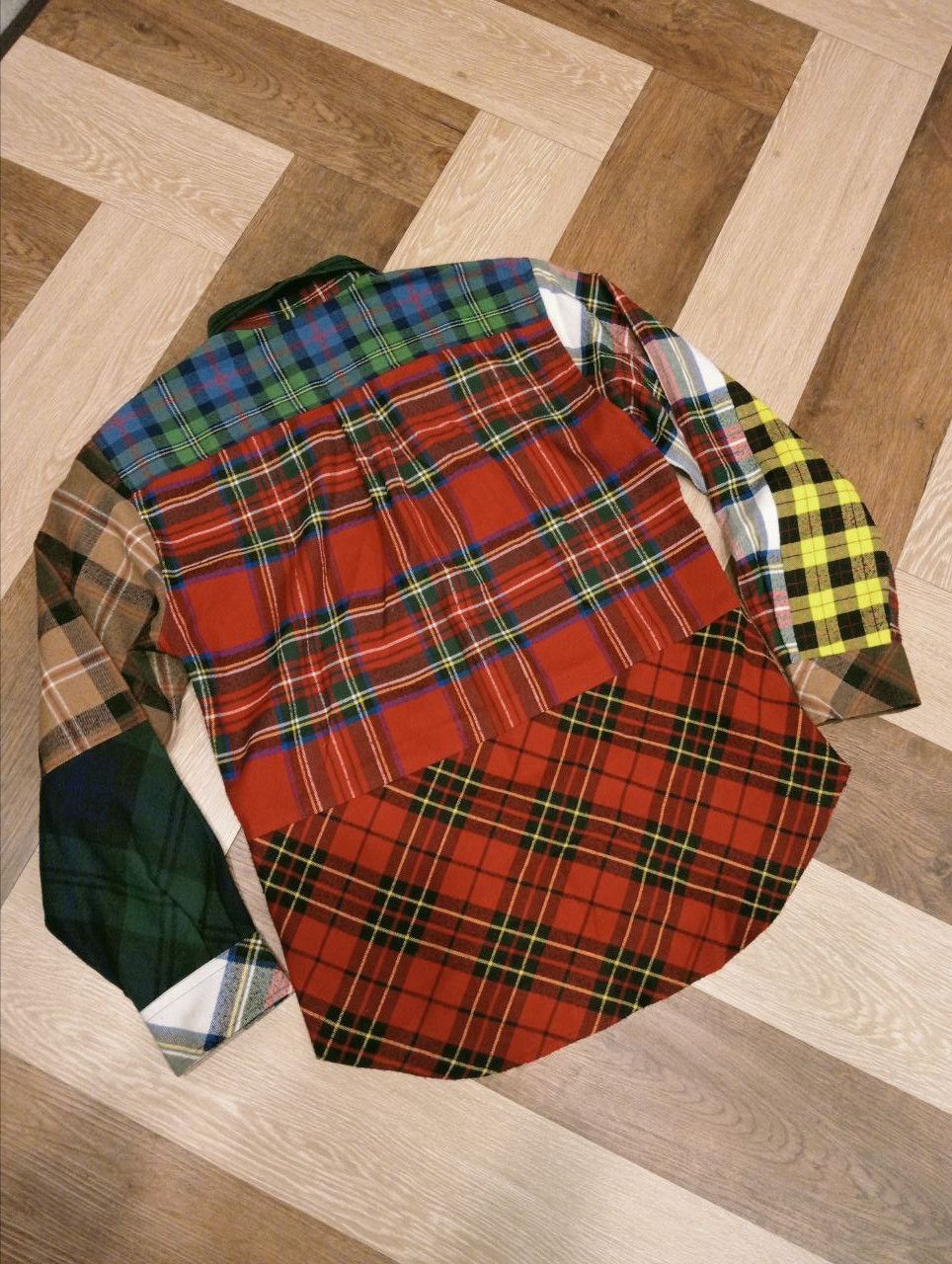 KEITAMARUYAMA JAPANESE KEITA MARUYAMA PATCHWORK SHIRT Size US M / EU 48-50 / 2 - 9 Thumbnail