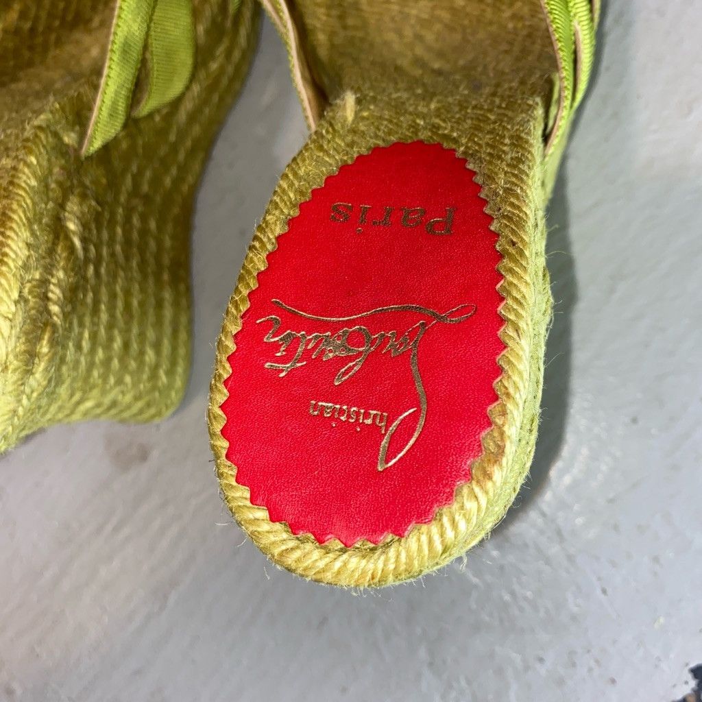 Christian Louboutin Women's Christian Louboutin Green Sandals Size 7 Size US 7 / IT 37 - 6 Thumbnail