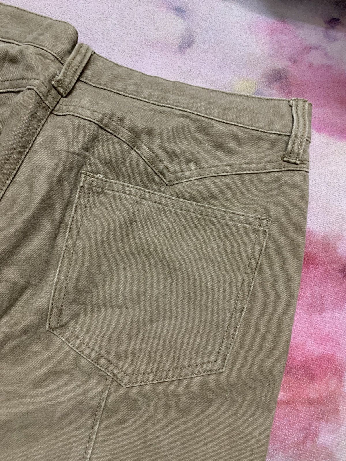291295=Homme Flare Canvas Cyberpunk Gimmick Pants Size US 30 / EU 46 - 12 Thumbnail
