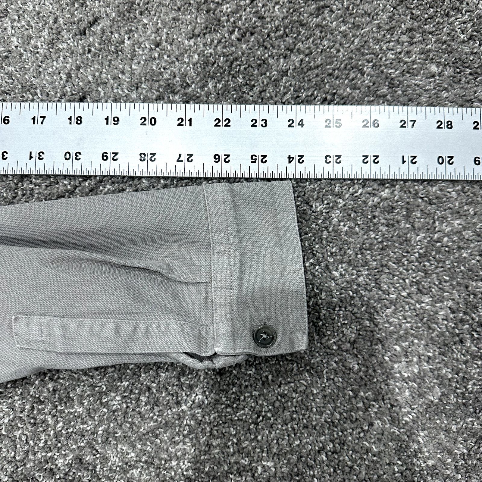 James Perse James Perse Cargo Utility Shirt 0/XS Gray Button Down Italy Size US XS / EU 42 / 0 - 8 Thumbnail