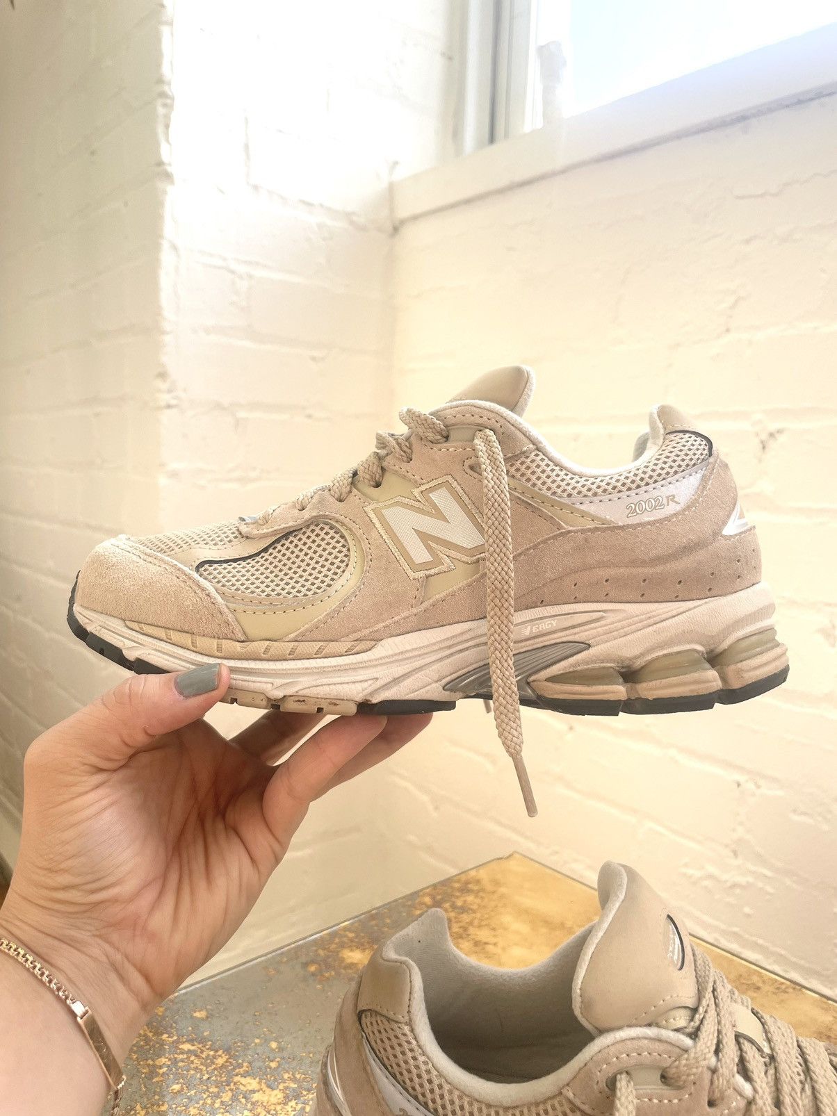 New Balance New Balance 2002R ML2002RS Beige🐒🐒 Size US 5 / EU 37 - 3 Thumbnail