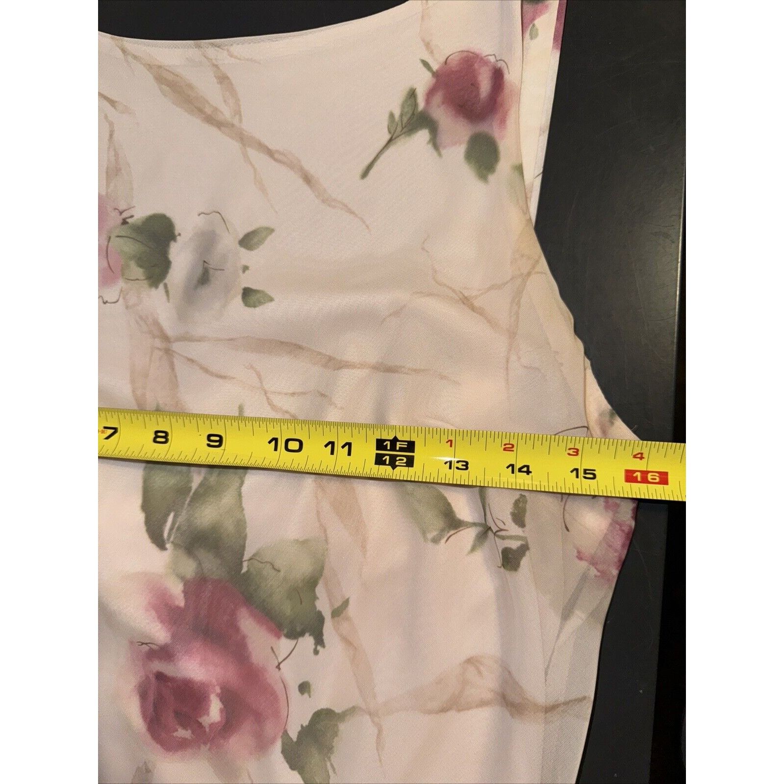 Alan Paine Alyn Paige Womens Slip Dress Size 9/10 Pink Green Brown Flor Size L / US 10 / IT 46 - 8 Thumbnail