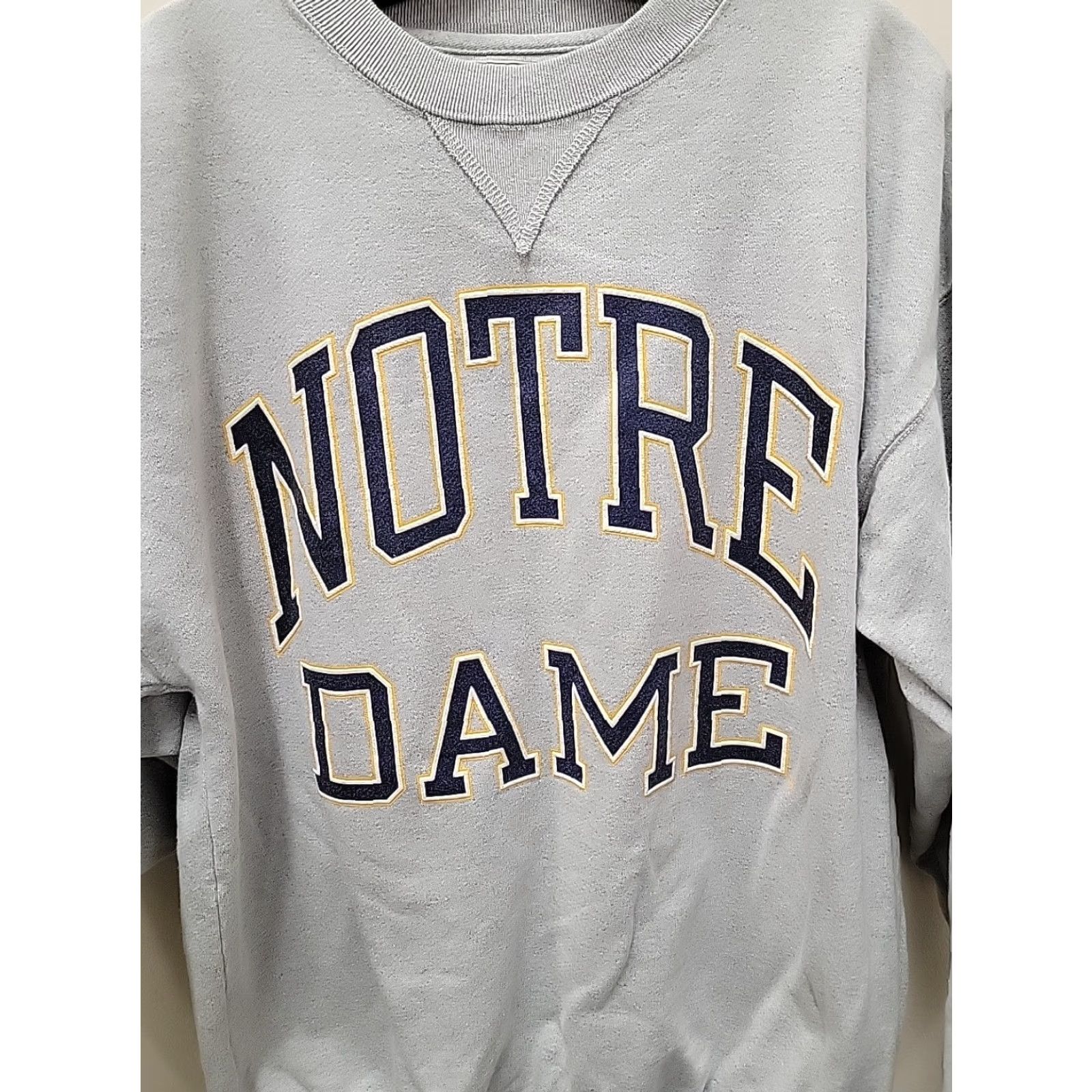 Vintage VINTAGE Galt Sand Notre Dame Fighting Irish Gray Mens Size L Sweatshirt Size US L / EU 52-54 / 3 - 2 Thumbnail
