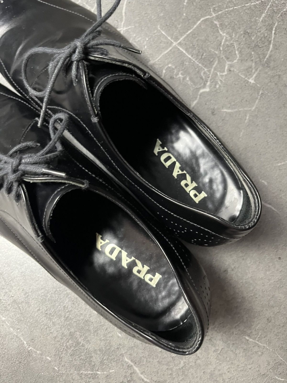 Prada Prada leather vintage shoes Size US 7 / EU 40 - 10 Thumbnail