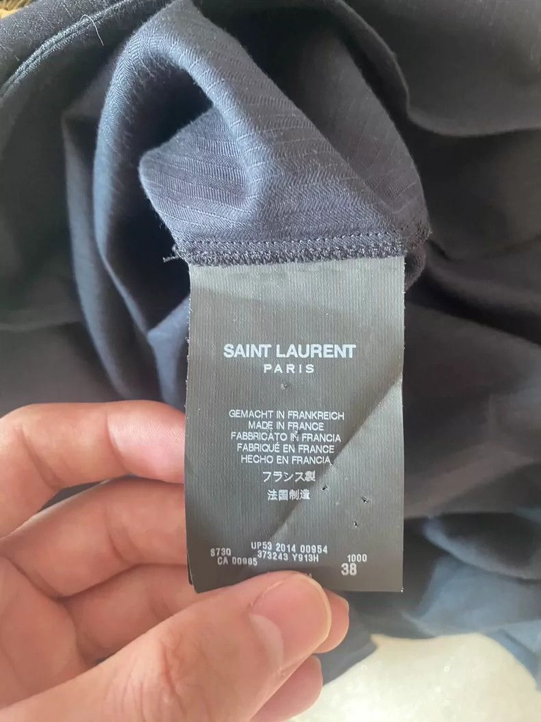 Saint Laurent Paris Saint Laurent Paris size 38 15SS Black Fireworks Shirt Size US M / EU 48-50 / 2 - 3 Thumbnail