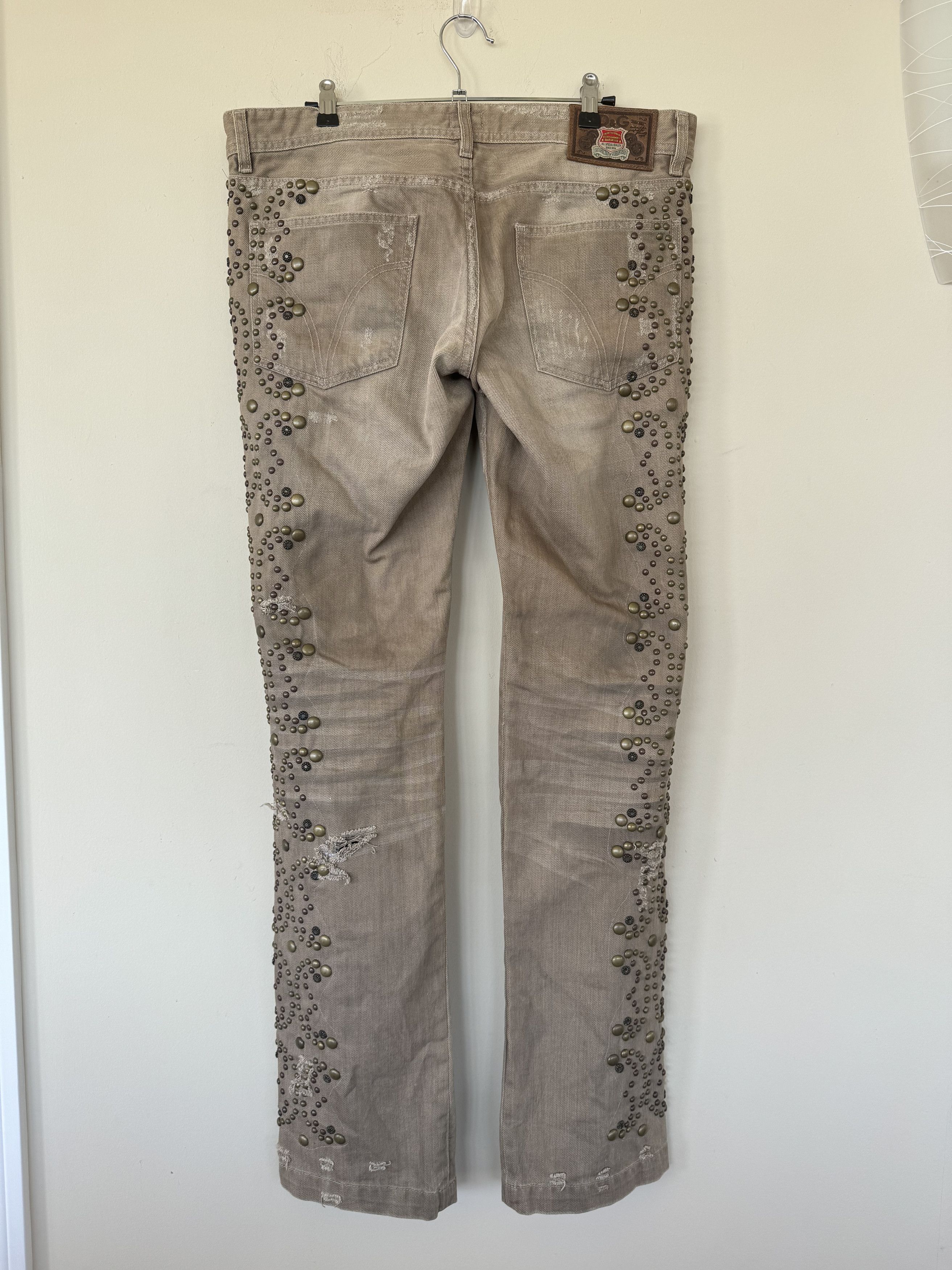 Dolce & Gabbana Vintage Studded Dolce & Gabbana Denim Size US 33 - 2 Thumbnail