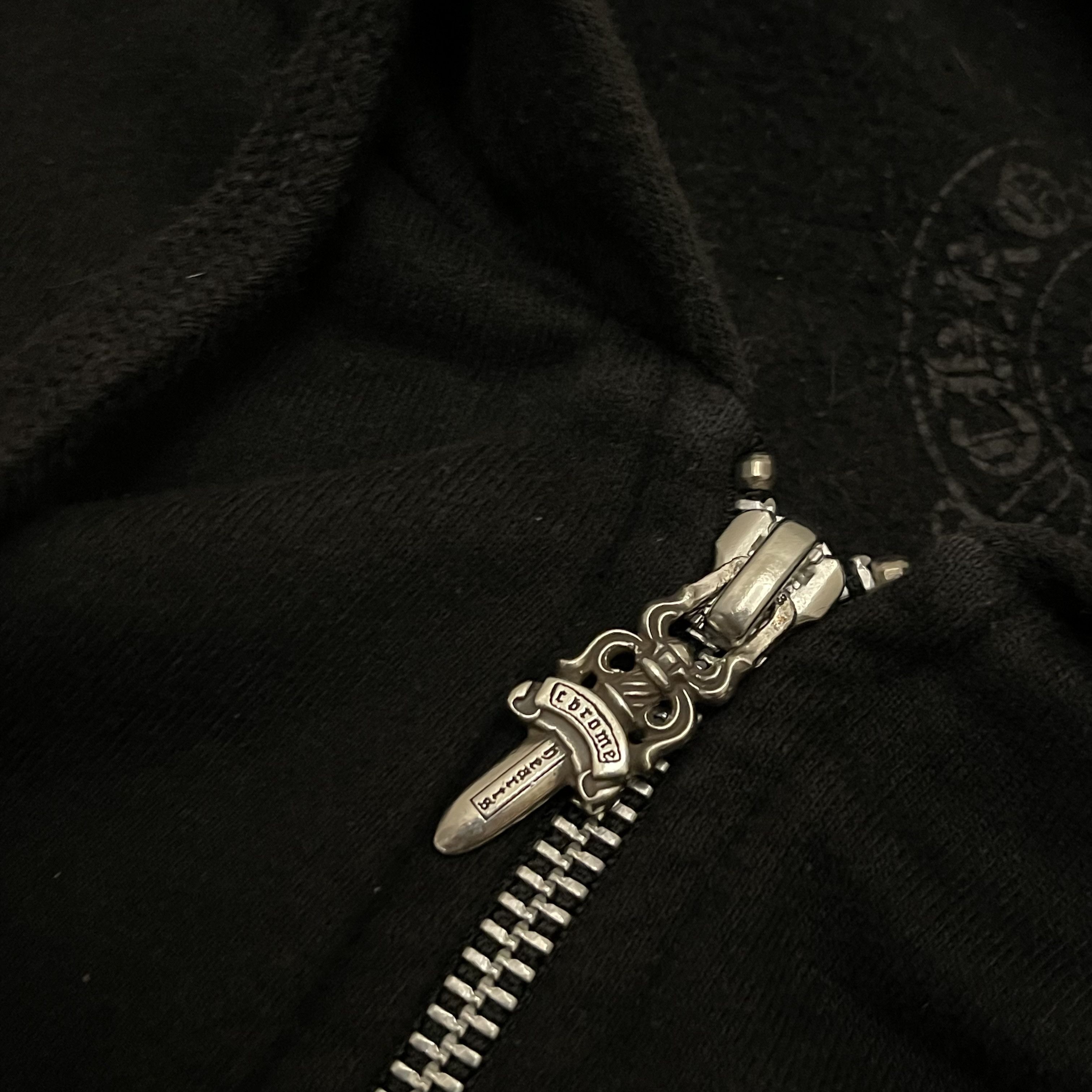 Chrome Hearts Chrome Hearts Eye Chart Dagger Zip Up Hoodie Size US L / EU 52-54 / 3 - 4 Thumbnail