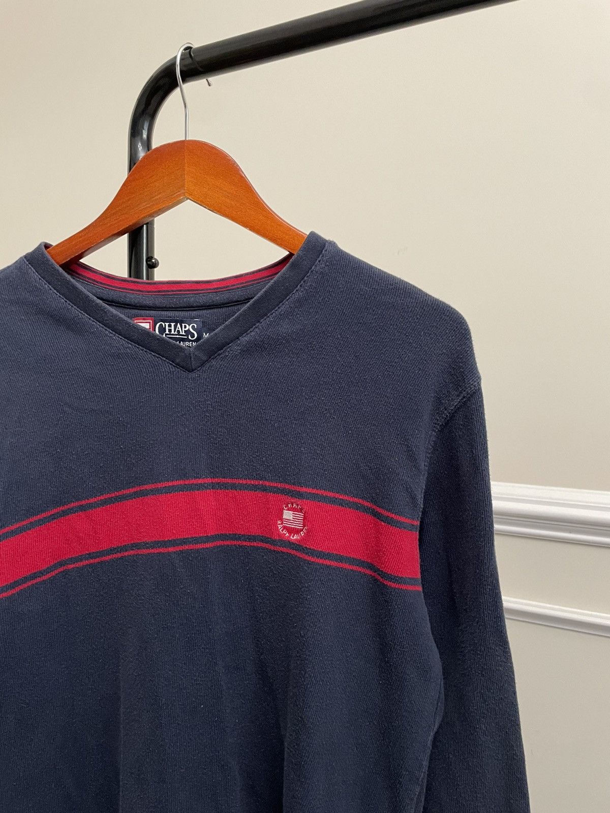 Polo Ralph Lauren Vintage 90s Chaps Ralph Lauren Sweater Y2K Flag Our Legacy Size US M / EU 48-50 / 2 - 1 Thumbnail
