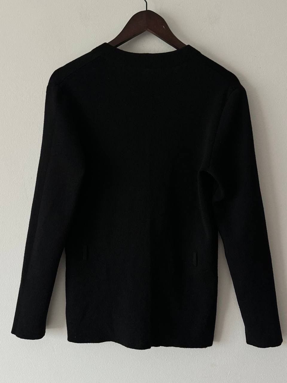 Salvatore Ferragamo 🔥🔥 Salvatore Ferragamo Black Wool Cardigan Size XL / US 12-14 / IT 48-50 - 2 Thumbnail
