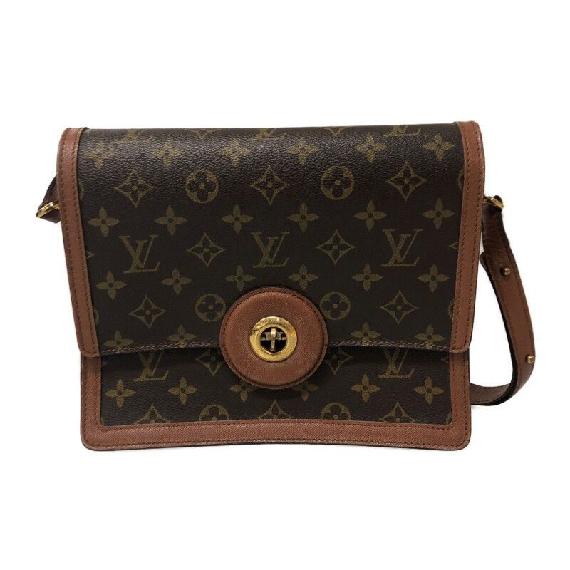Louis Vuitton Raspail Monogram Shoulder Bag Brown
