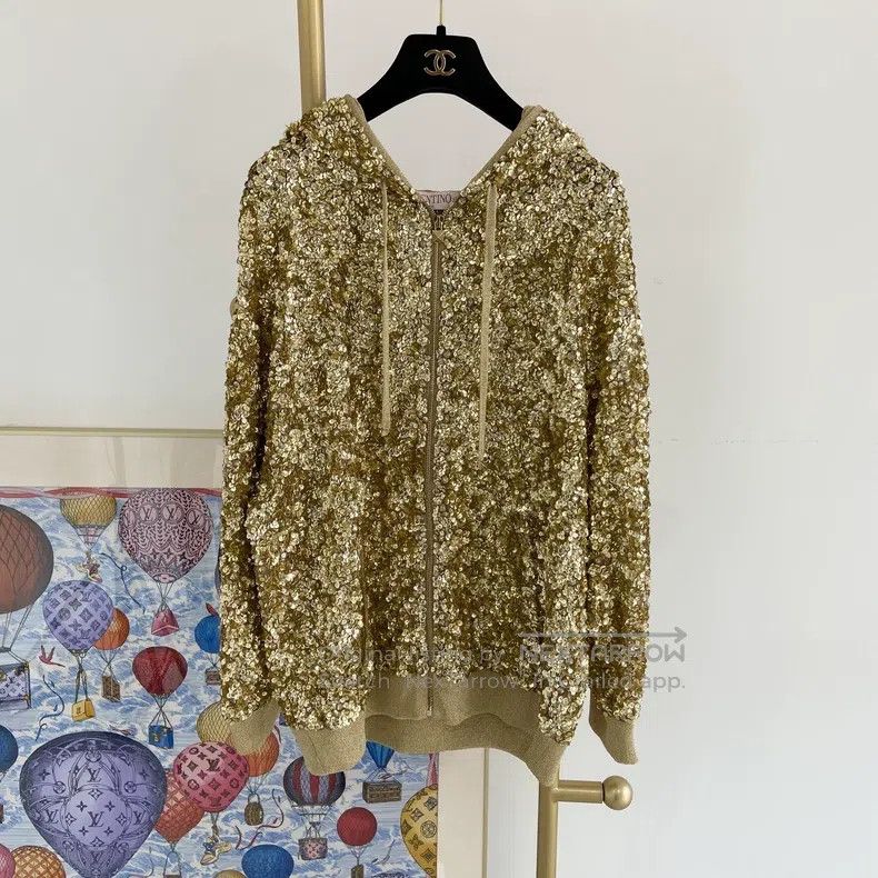 Valentino Valentino Heavy studded sequin jacket Size S / US 4 / IT 40 - 1 Thumbnail