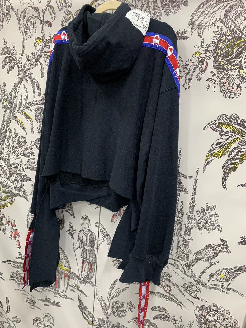 Vetements Vetements Vetements*Champion Navy Blue Hooded Sweatshirt Size US XS / EU 42 / 0 - 4 Thumbnail