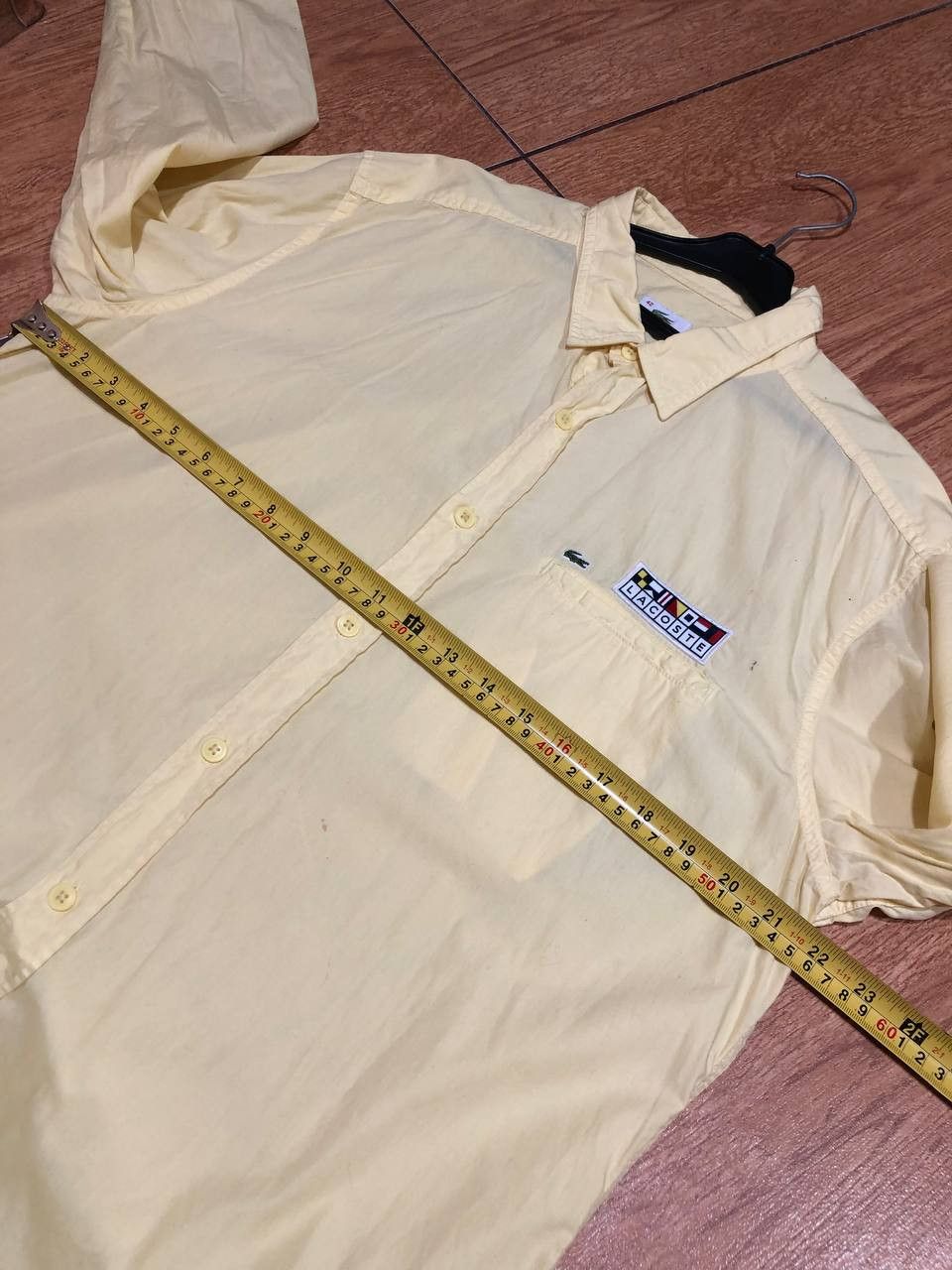 Lacoste VERY RARE LACOSTE CHEMISE LONG SLEEVE SHIRT DESIGNER CASUAL Size US XL / EU 56 / 4 - 13 Thumbnail