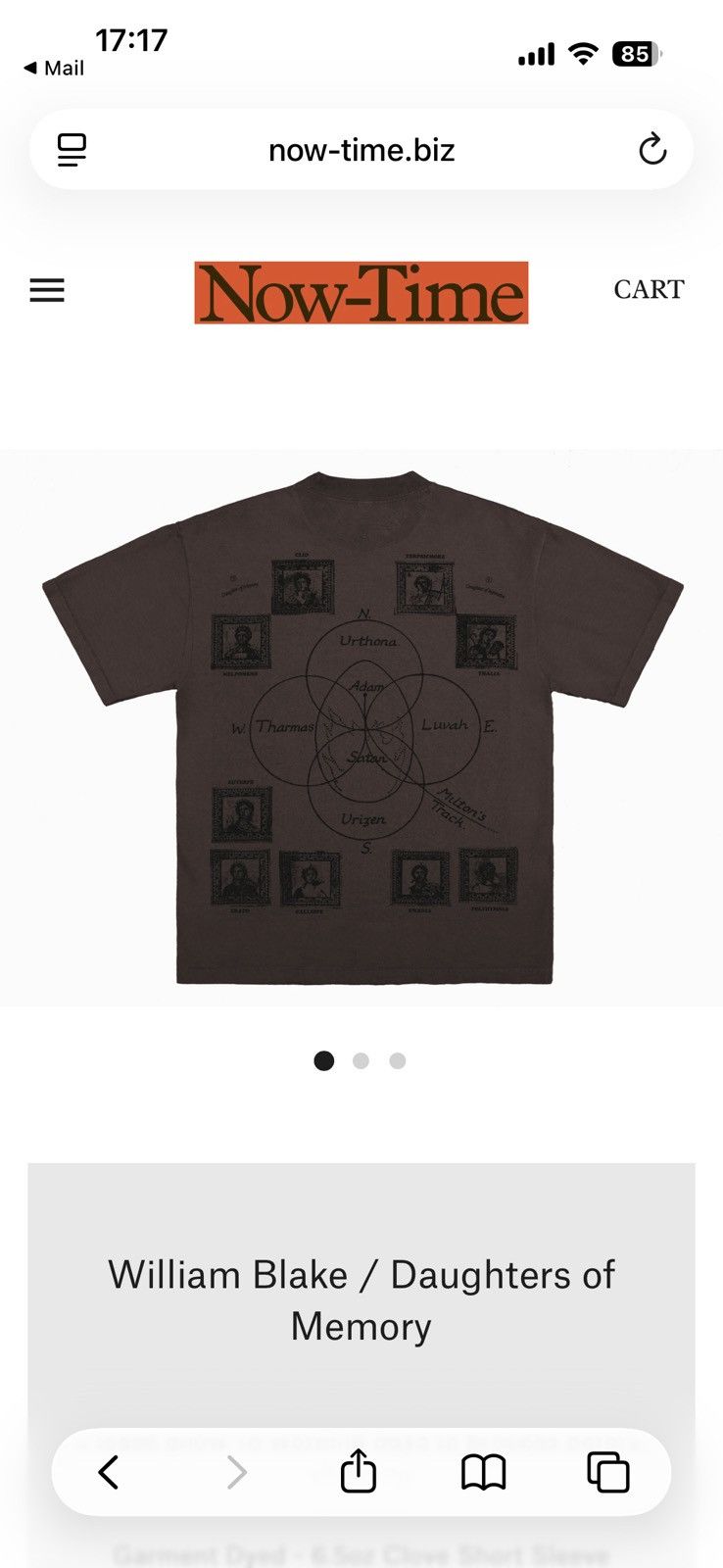 Boot Boyz Biz XXL WILLIAM BLAKE DAUGHTERS OF MEMORY T SHIRT Size US XXL / EU 58 / 5 - 2 Thumbnail