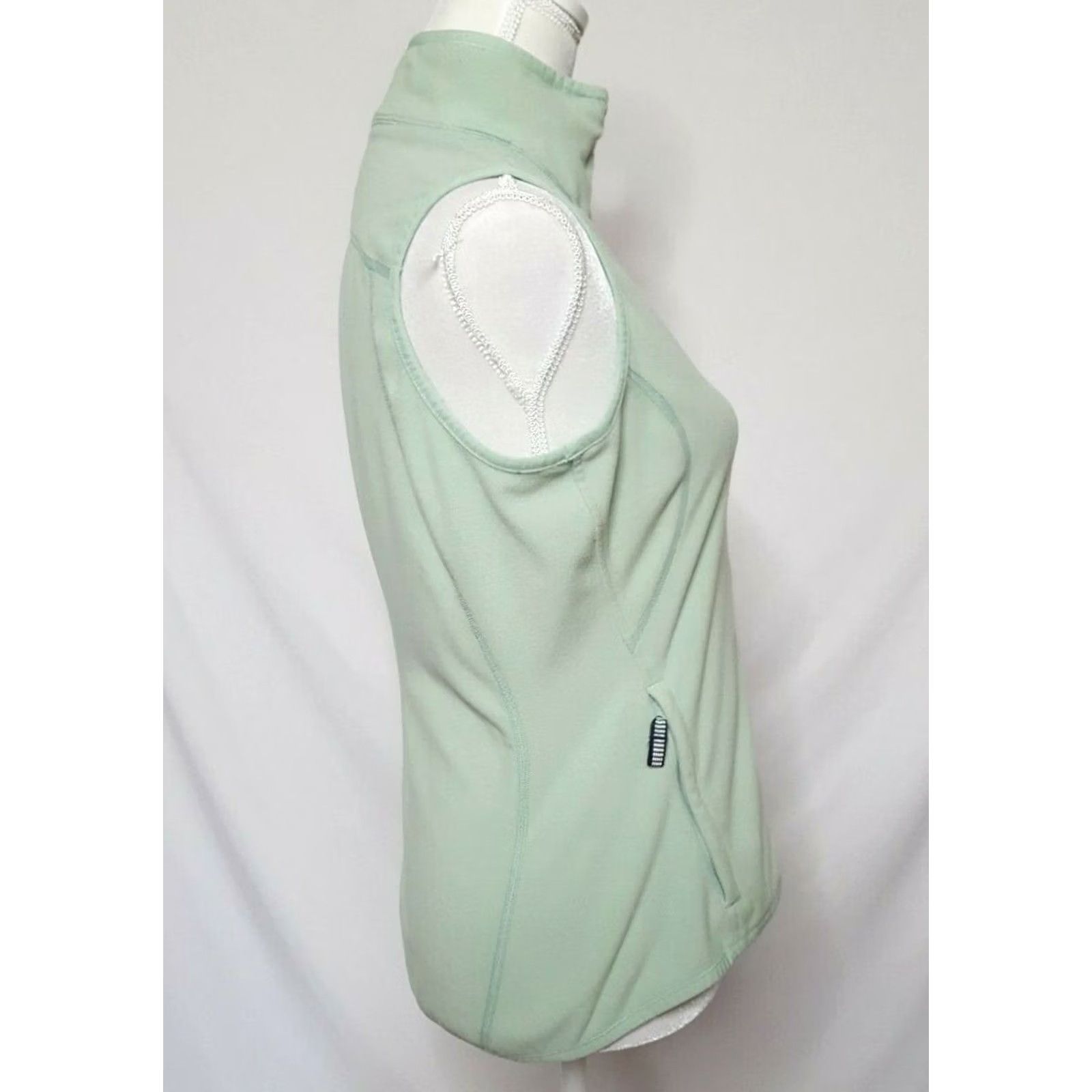 The North Face The North Face TKA 100 Vest Fleece Medium Green Solid Full Zip Womens Vest Size M / US 6-8 / IT 42-44 - 4 Thumbnail