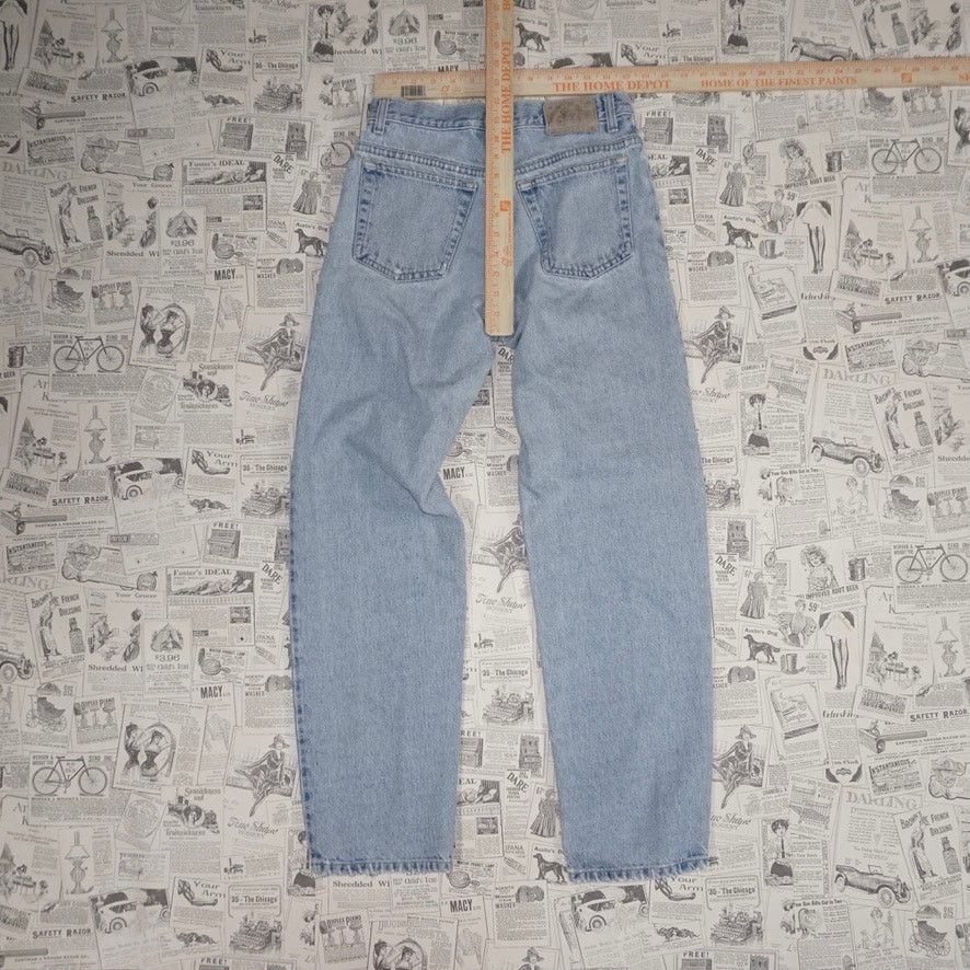 Vintage 28 - Vintage Y2K Brittania straight super faded denim pants Size US 28 / EU 44 - 4 Thumbnail