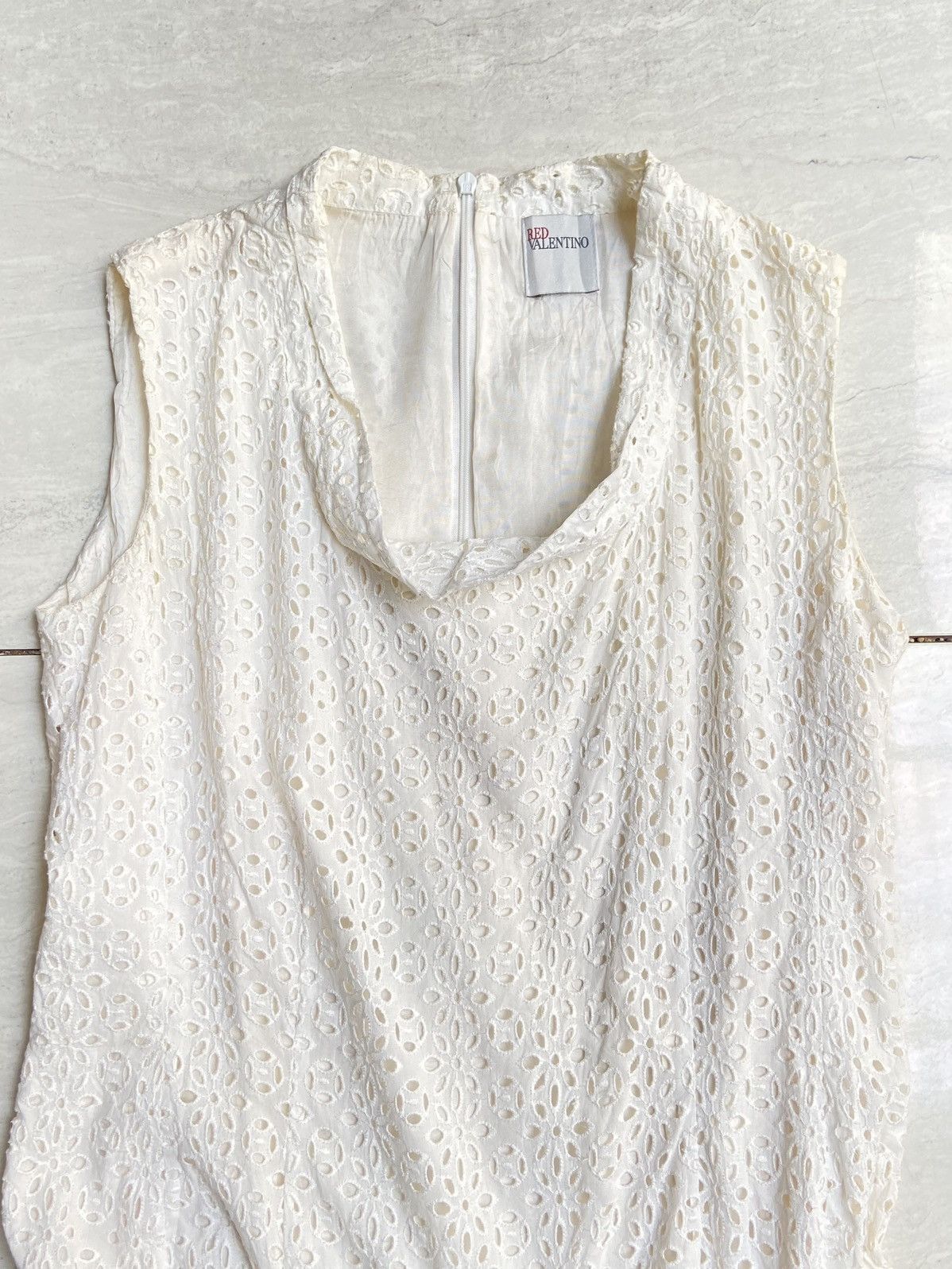 Valentino VALENTINO White Dress Size XS / US 0-2 / IT 36-38 - 3 Thumbnail
