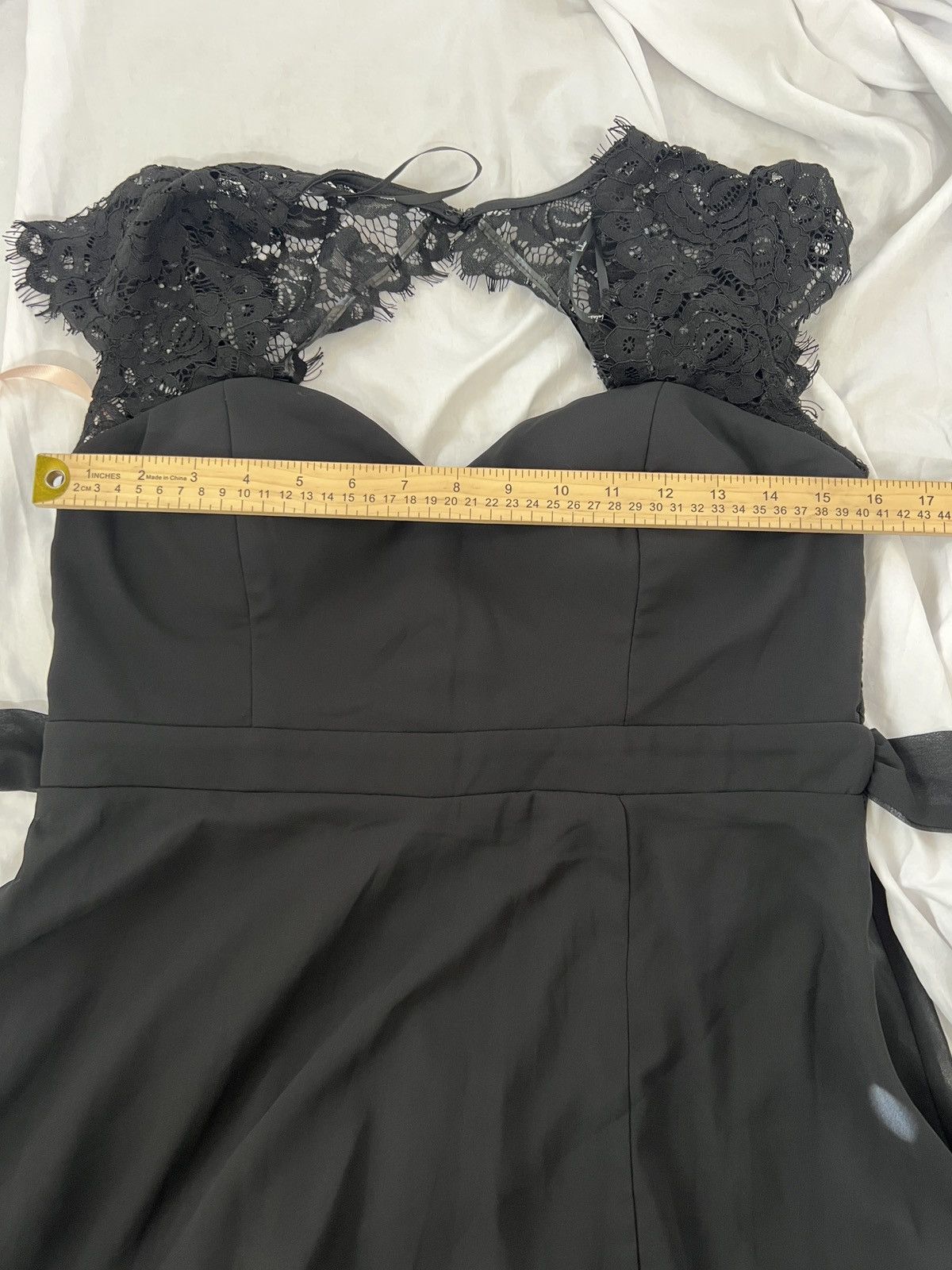 Lulus Lulu's Momentous Moments Black Lace Backless Maxi Dress Size L / US 10 / IT 46 - 8 Thumbnail