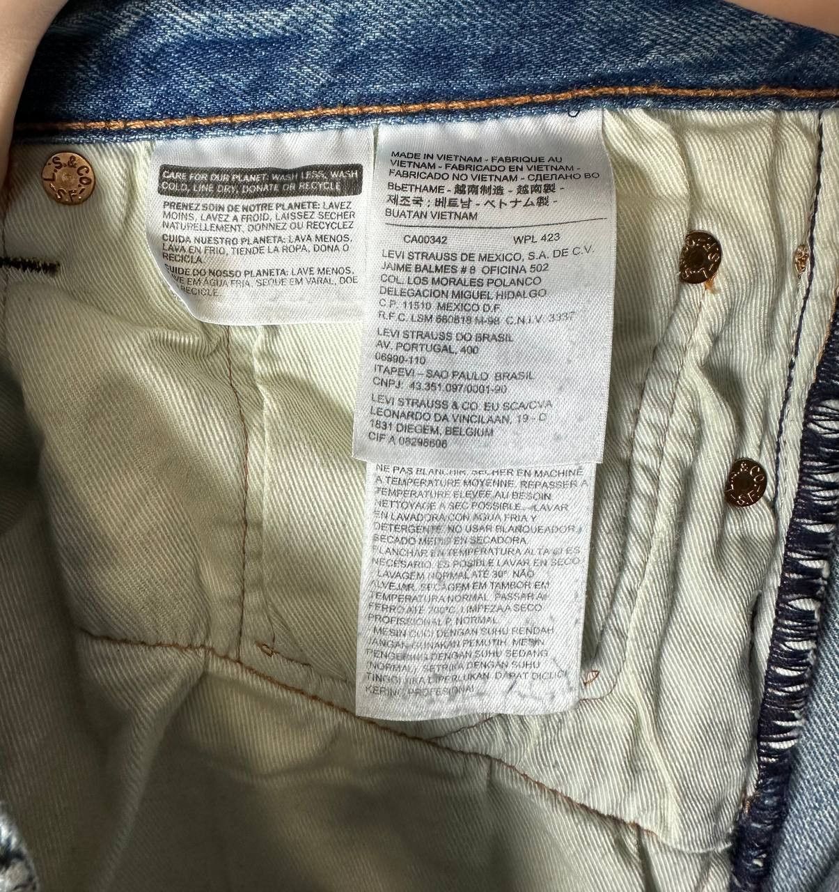 Levi's Levis denim jeans 501 size 34/32 Size US 34 / EU 50 - 8 Thumbnail
