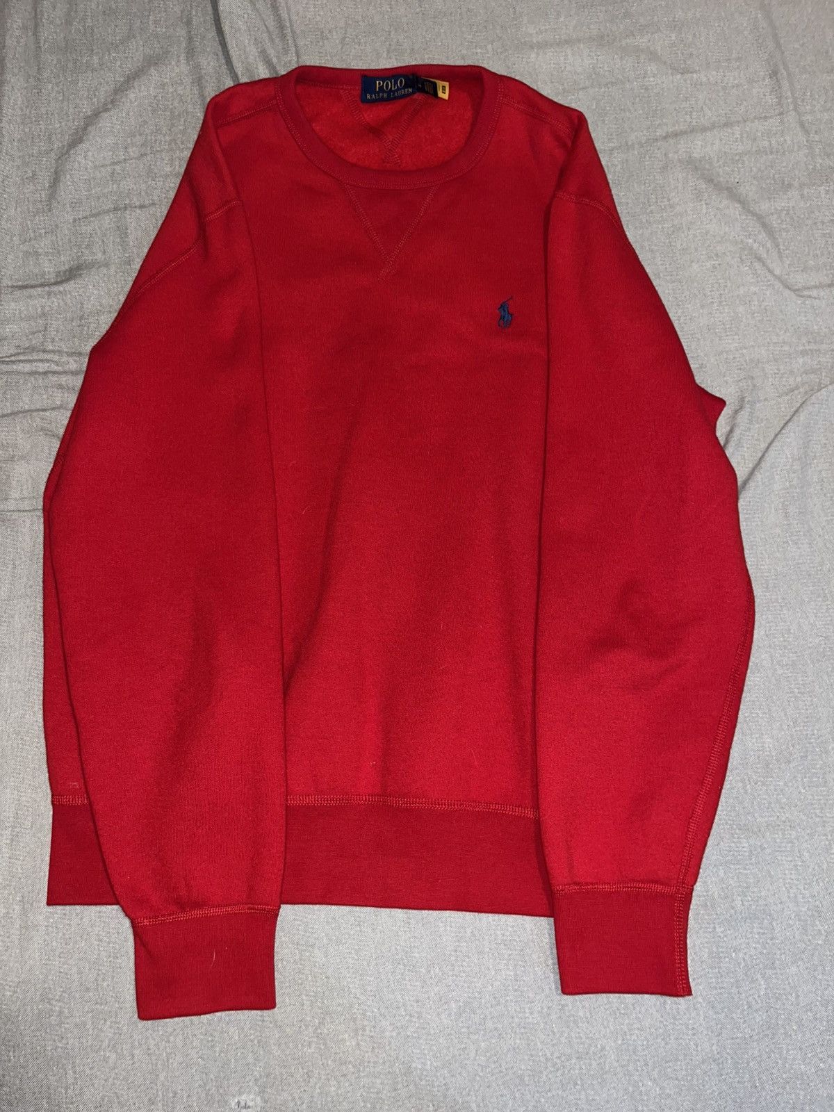 Polo Ralph Lauren Red Polo Ralph Lauren Long Sleeve Size US M / EU 48-50 / 2 - 1 Thumbnail