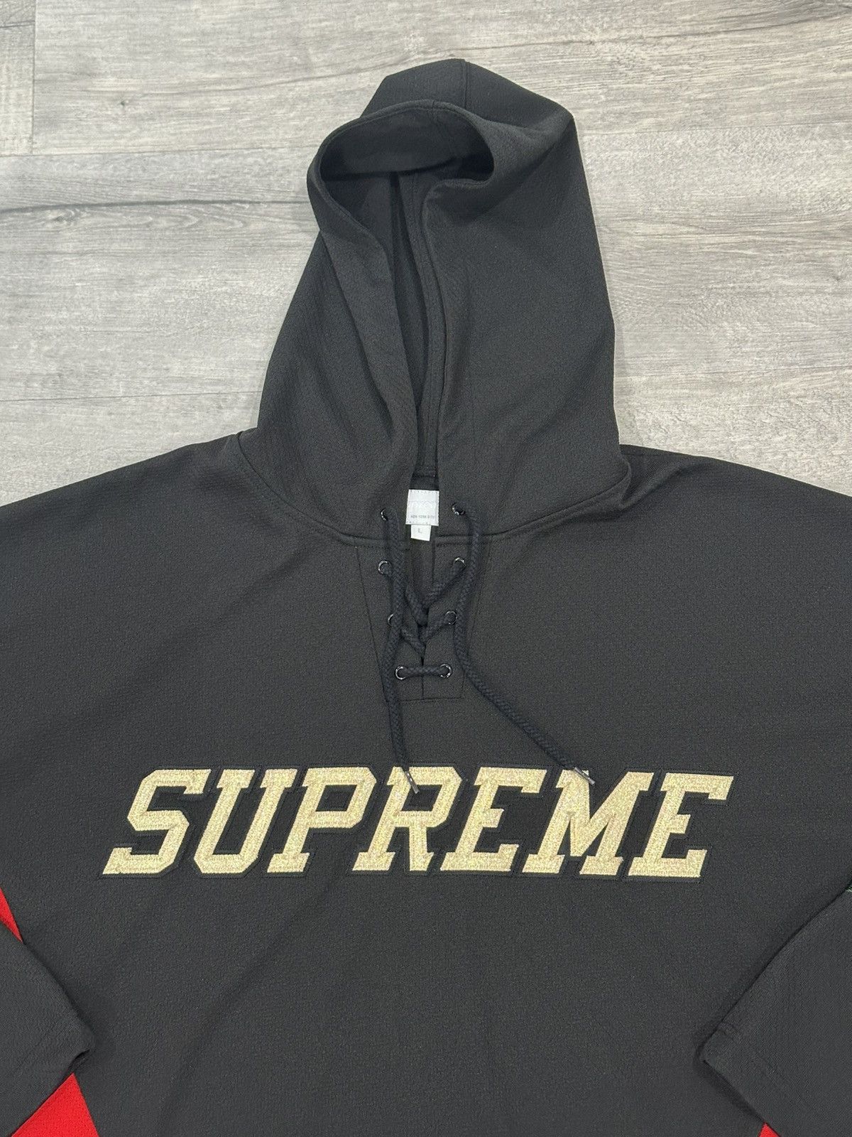 Supreme Supreme Hooded Hockey Jersey Size US L / EU 52-54 / 3 - 2 Thumbnail