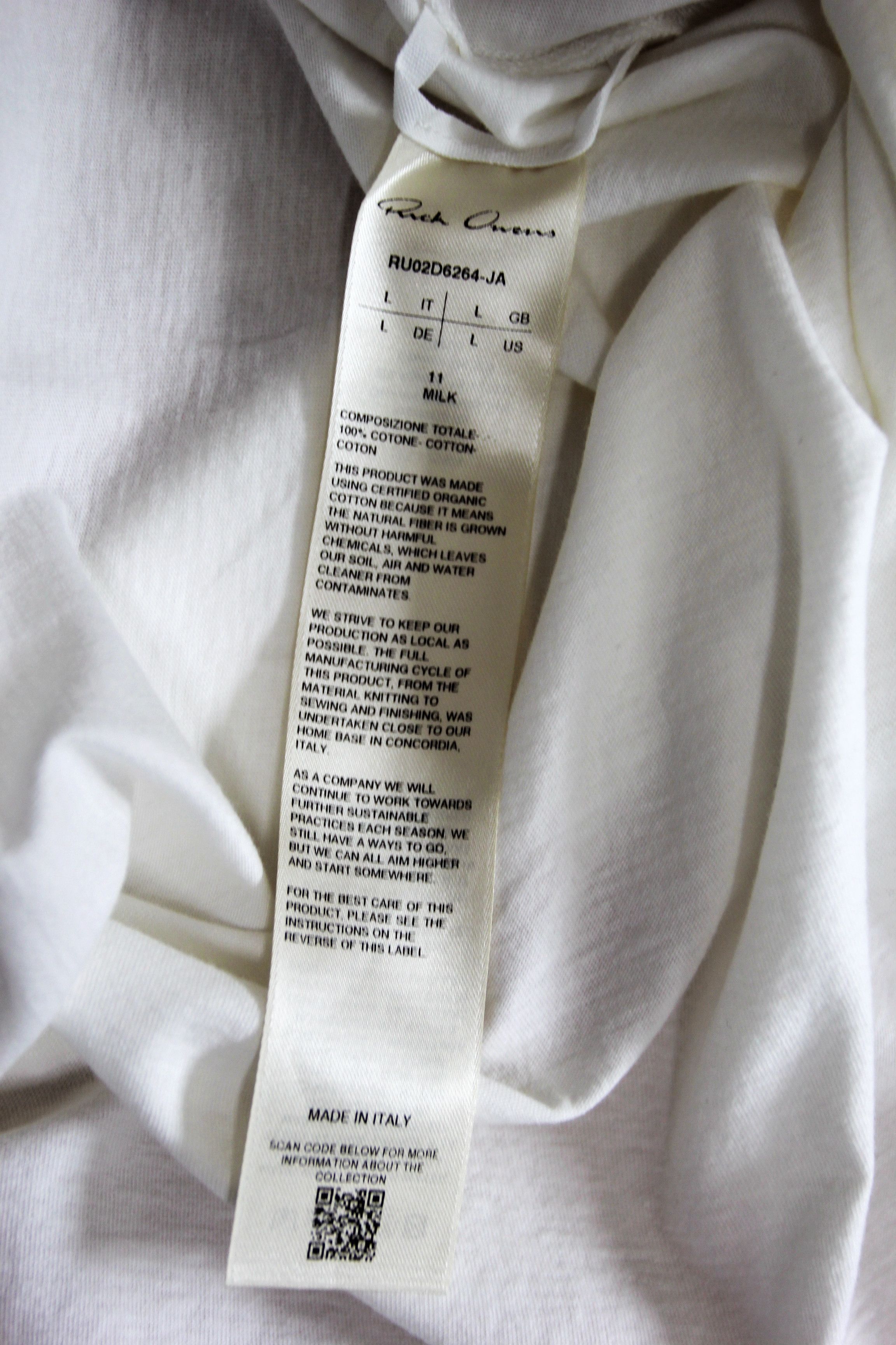Rick Owens BNWT AW24 RICK OWENS "PORTERVILLE" LEVEL T TSHIRT L Size US L / EU 52-54 / 3 - 9 Thumbnail
