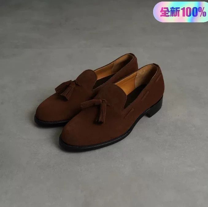 Forme D'Expression Forme Suede Tassel Loafer Shoes Size US 9 / EU 42 - 1 Thumbnail