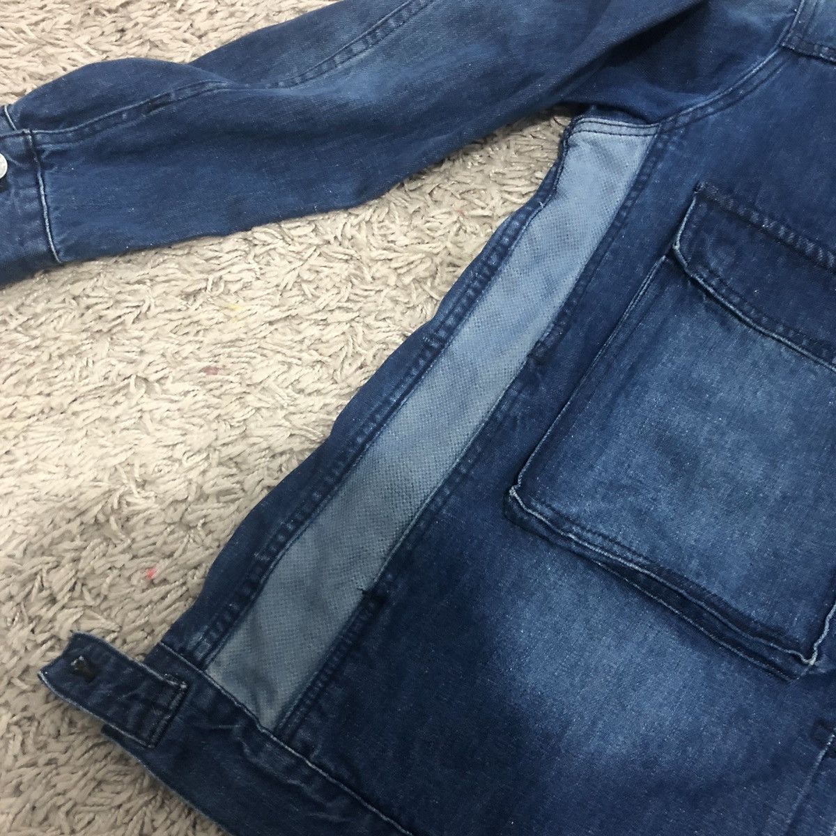 Japanese Brand Focus blue denim jacket military pocket Size US XS / EU 42 / 0 - 4 Thumbnail