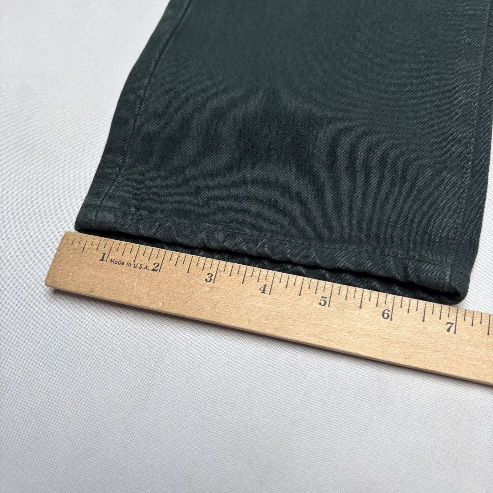 Sid Mashburn $195 Sid Mashburn Straight Leg Jeans Men's 32x30 Black Denim Size US 32 / EU 48 - 9 Thumbnail