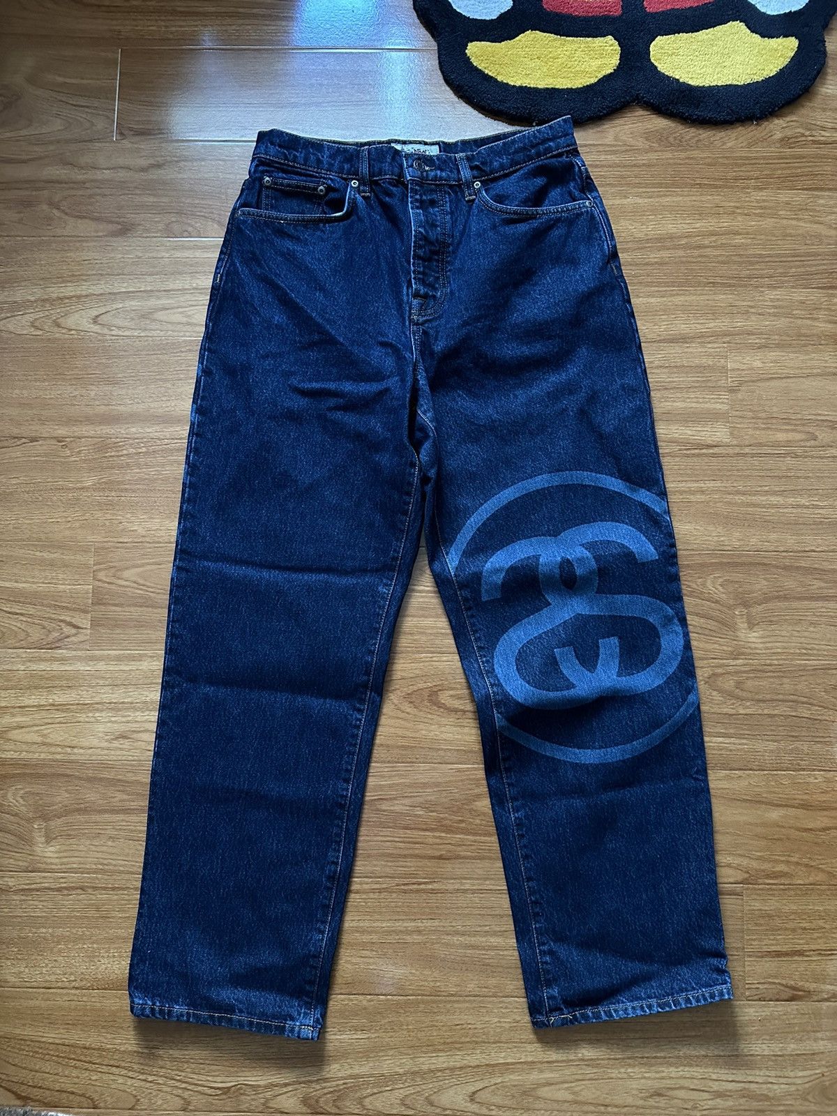 image of Stussy Big Ol’ Jeans in Blue, Men's (Size 30)