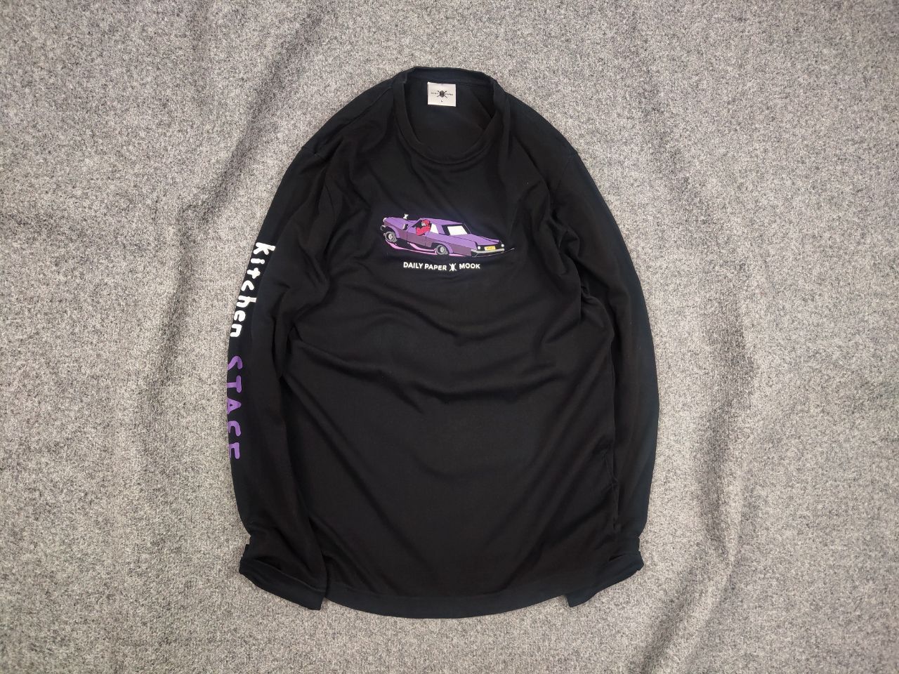 Daily Paper Daily Paper x Mook Design Black Logo Long sleeve Sweatshirt Size US L / EU 52-54 / 3 - 1 Thumbnail